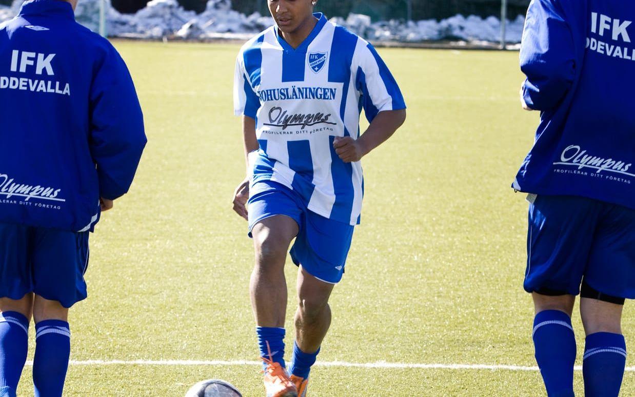 I IFK Uddevallas tröja 2011. Bild: Per Landén