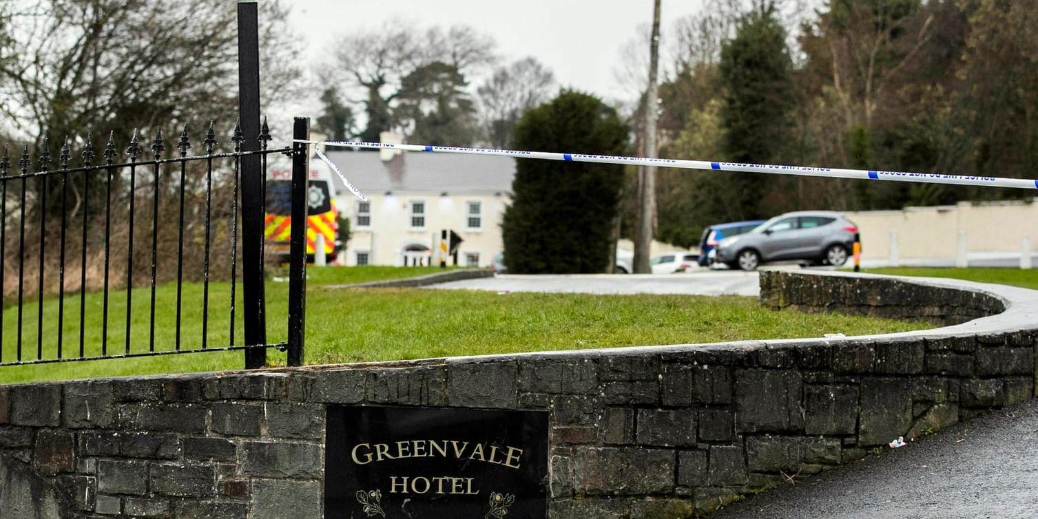 Hotellet i Cookstown i Nordirland, där tre personer omkom i samband med trängsel.