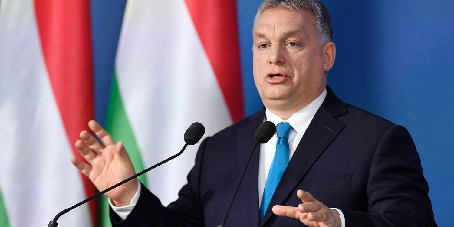 Den ungerske premiärministern Viktor Orbán. Arkivbild.