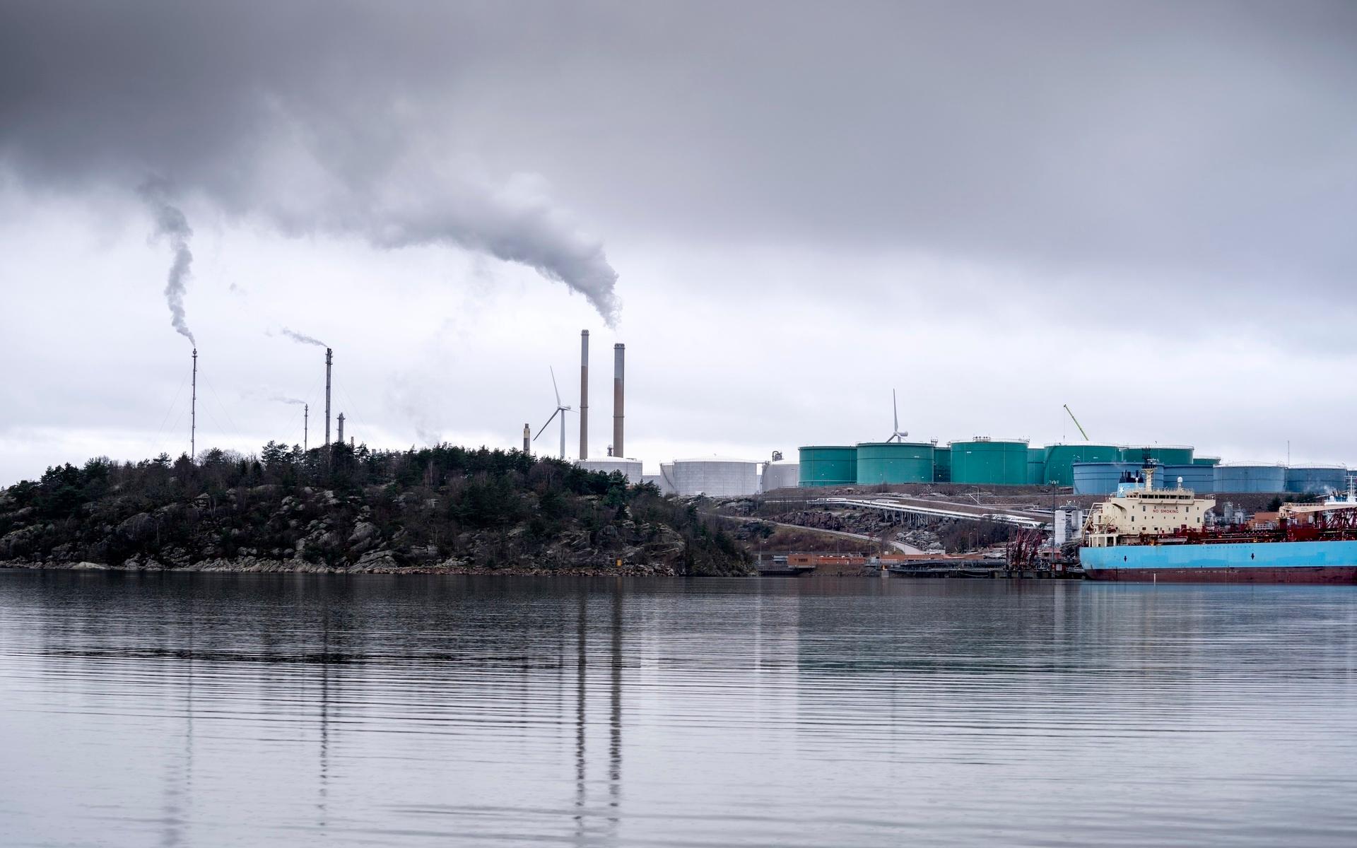 Oljebolaget Preem, med raffinaderier i Lysekil och Göteborg, släpper ut tredje mest i Sverige. 