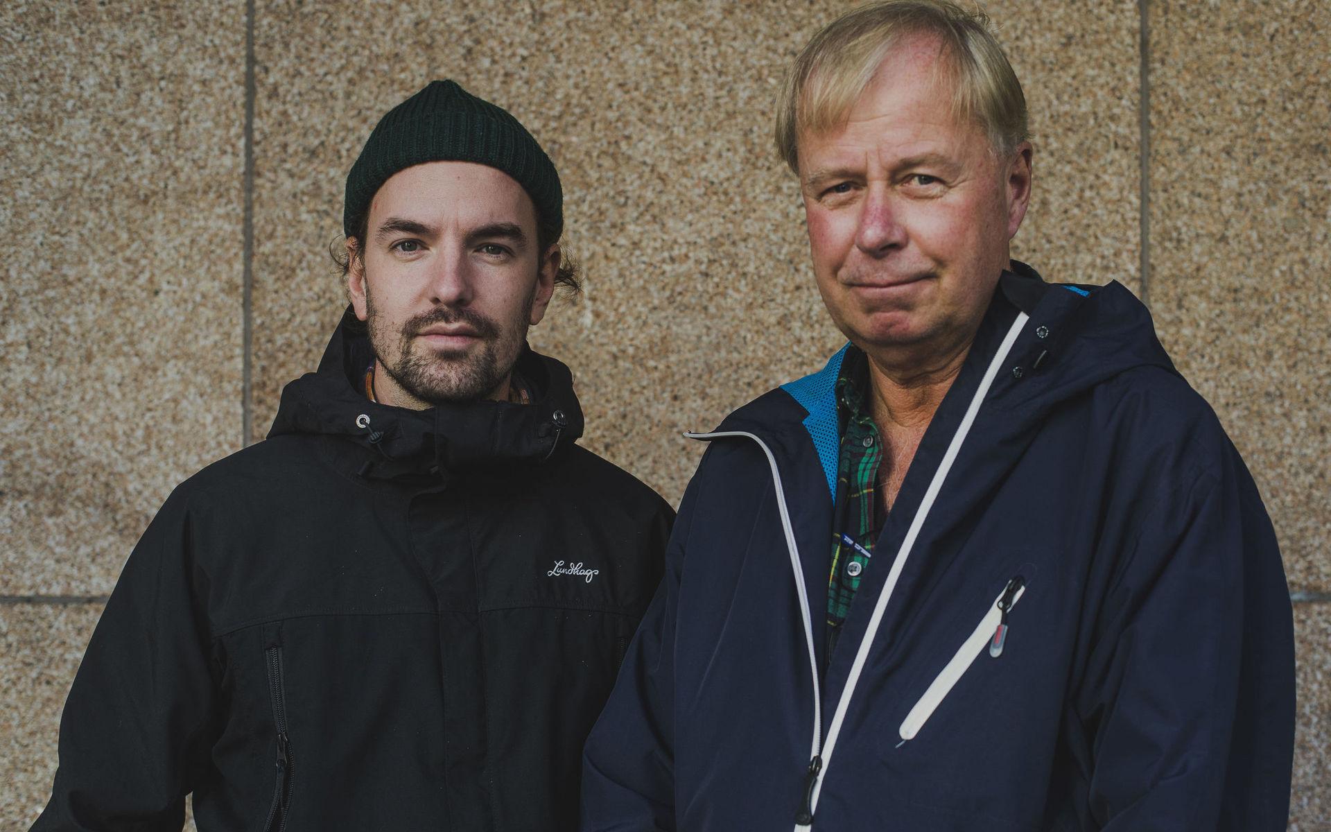 Petter Trens och Jan Höglund. Byline till reportage i Norge.