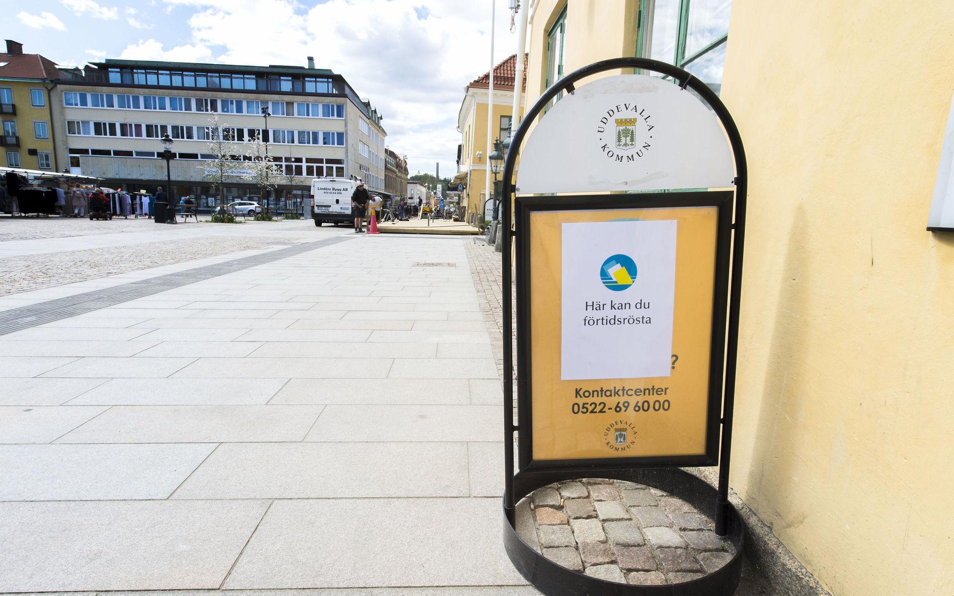 Här på Kontaktcenter på Kungsgatan kan man förtidsrösta.