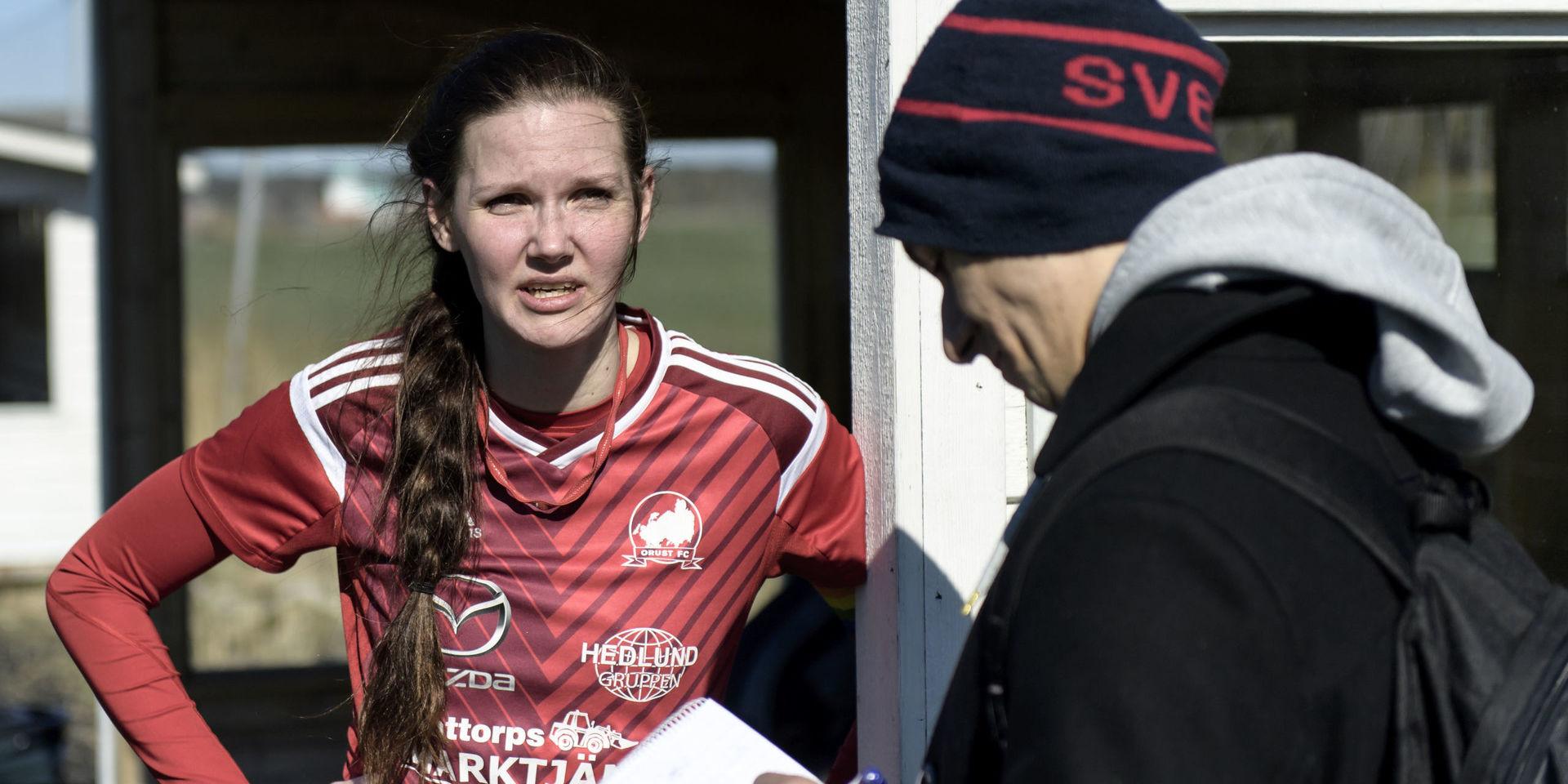 Julia Skoglund och Orust ligger fortfarande sist i division 1 norra Götaland med bara två poäng efter åtta omgångar. Arkivbild.