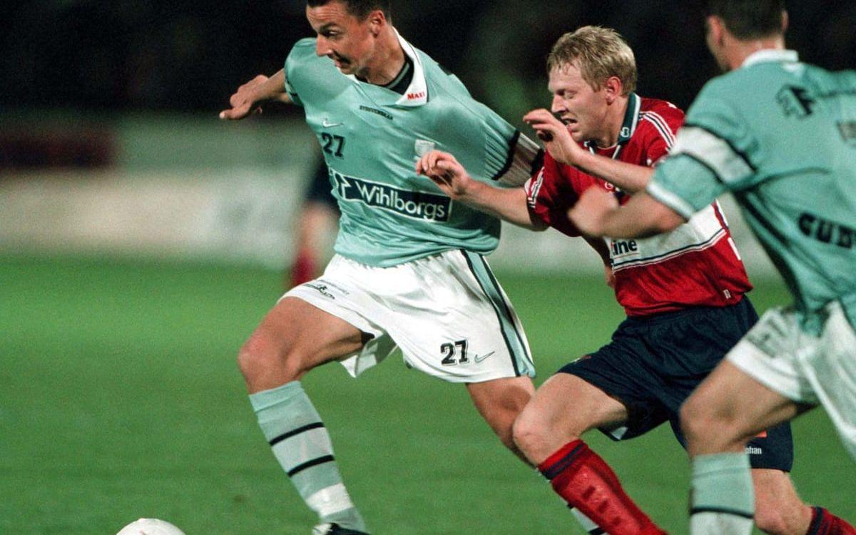 Zlatan Ibrahimovic gjorde allsvensk debut i Malmö FF säsongen 1999. Foto: Bildbyrån