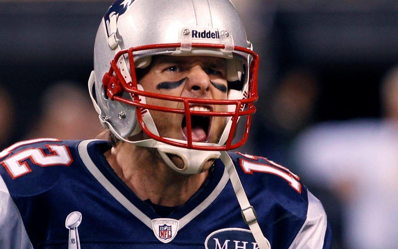 I slutet av karriären bytte Tom Brady klubb från New England Patriots till Tampa Bay Buccaneers. 