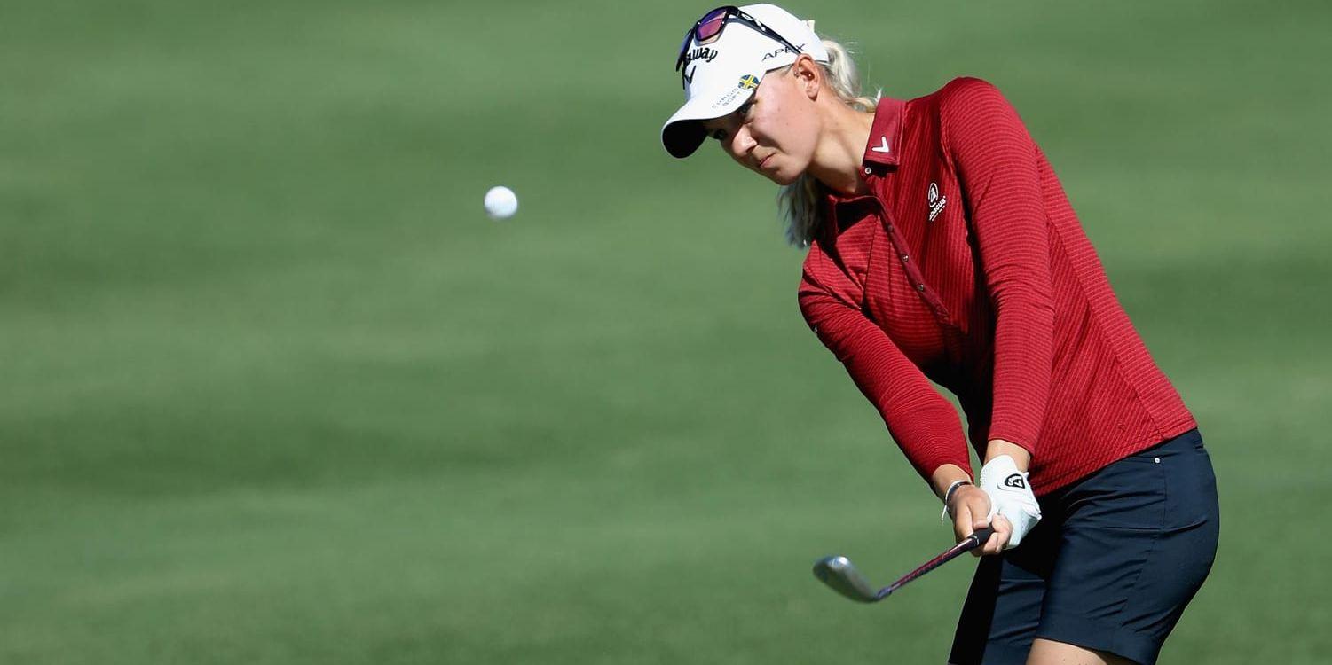 Madelene Sagström fortsätter spela bra i LPGA-tourens final.