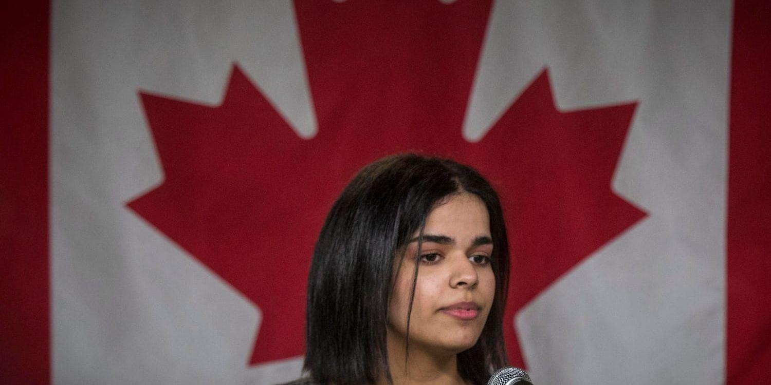 Rahaf Mohammad al-Qunun från Saudiarabien barrikaderade sig på ett hotell i Thailands huvudstad Bangkok för att slippa sändas tillbaka till sin familj. Hon fick senare asyl i Kanada. Arkivbild.