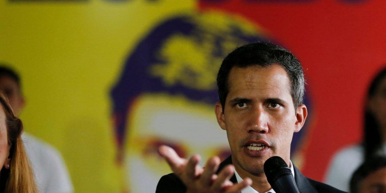 Den venezuelanske oppositionsledaren Juan Guaidó. Arkivbild.