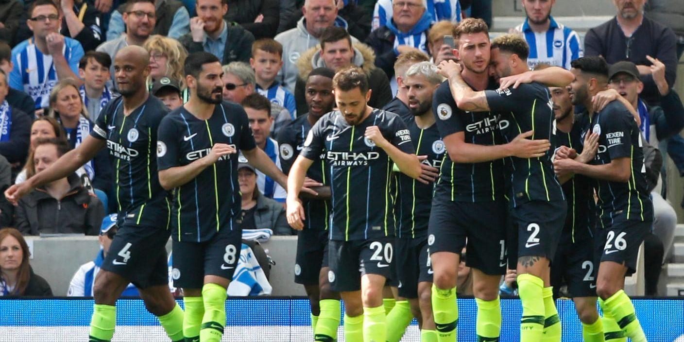 Manchester City firar Premier League-titeln.