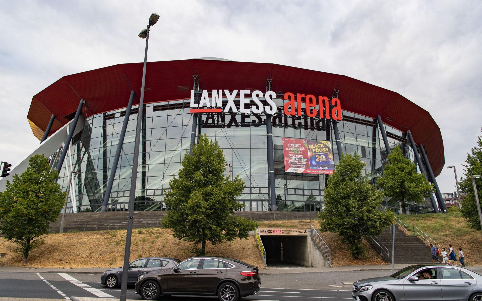 Lanxess arena i Köln. En av Europas största evenemangshallar.