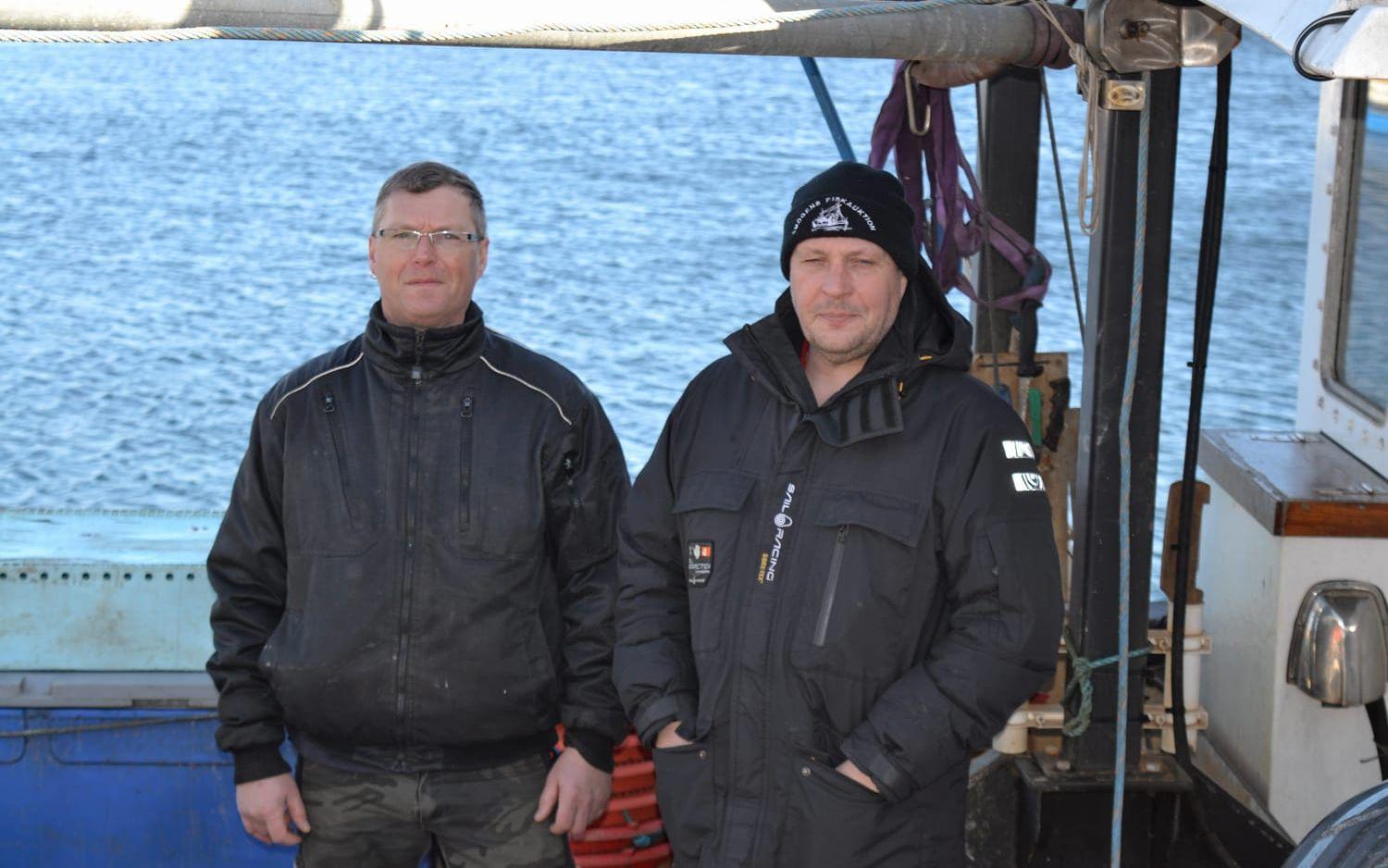Med rätt fiska totalt 897 kg torsk och 918 kg havskräfta, går det inte att försörja sig och bröderna Berndtzen hoppas myndigheterna kan rädda dem. Foto: Ulf Blomgren
