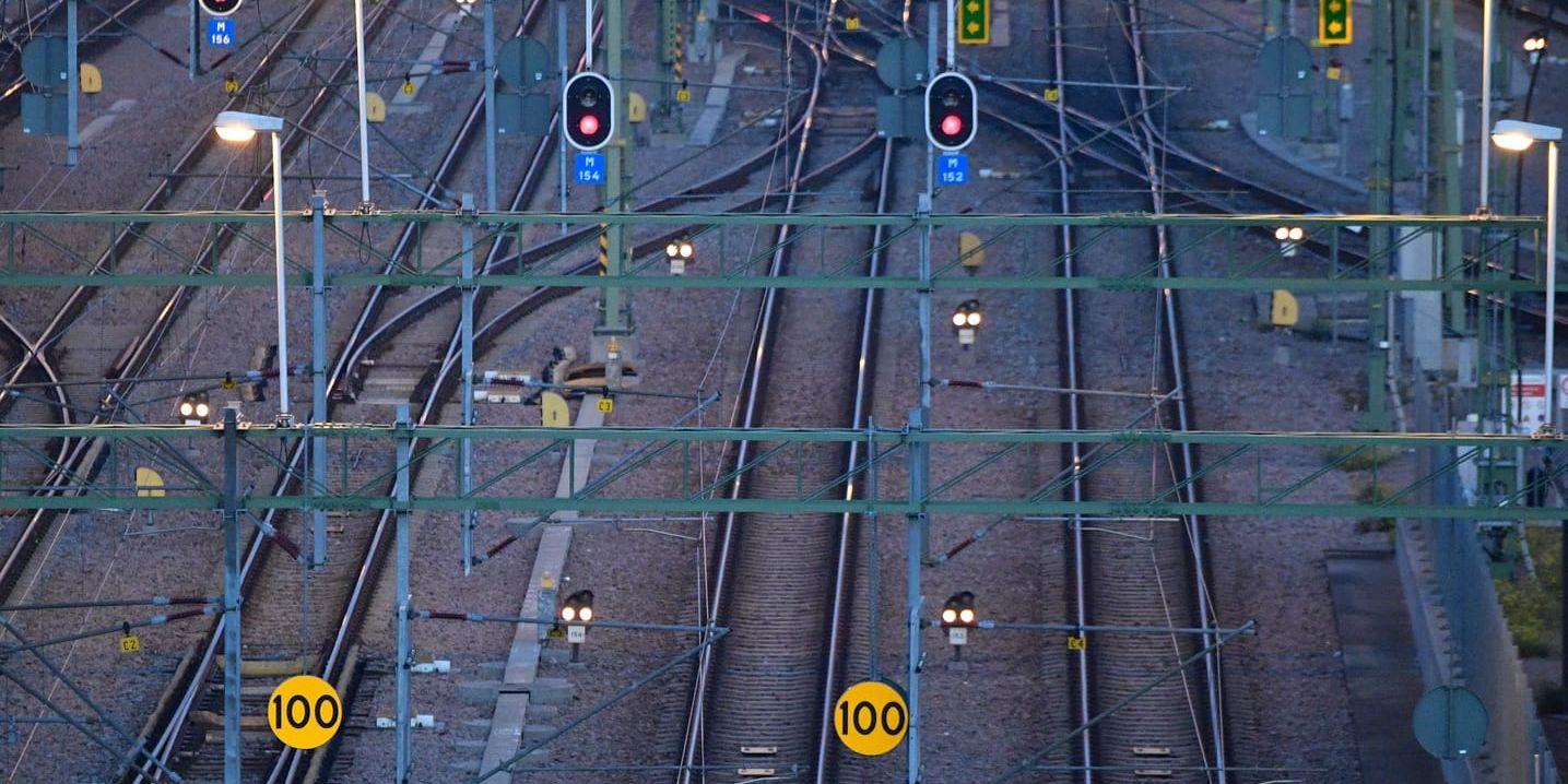 Det blev stora förseningar i tågtrafiken i södra Sverige. Arkivbild.
