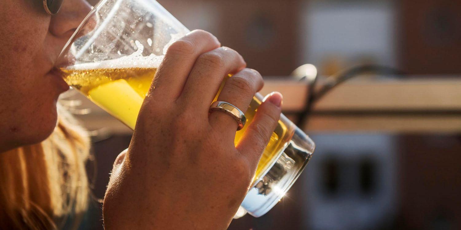Försäljningen av öl, cider och alkoholfritt ökade mest hos Systembolaget under 2018. Arkivbild.