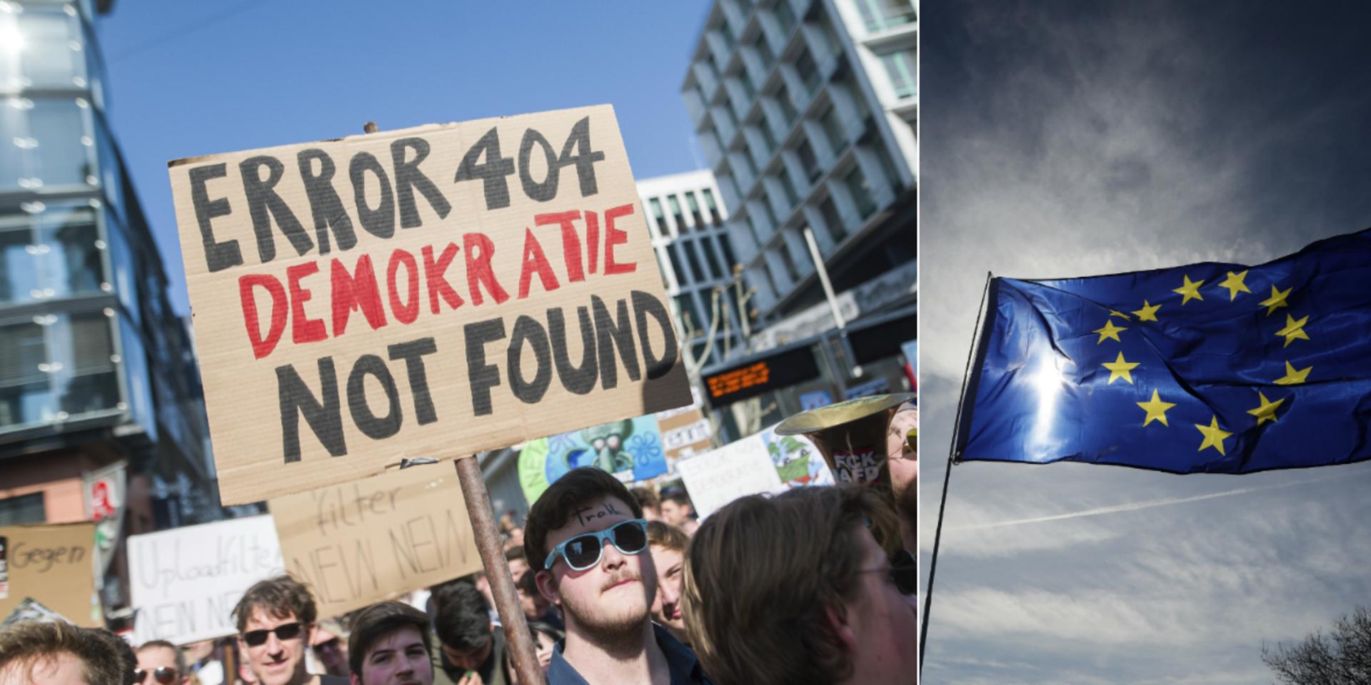 Den 23 mars hölls en protest i Stuttgart mot det så kallade &quot;Copyrightdirektivet&quot;.