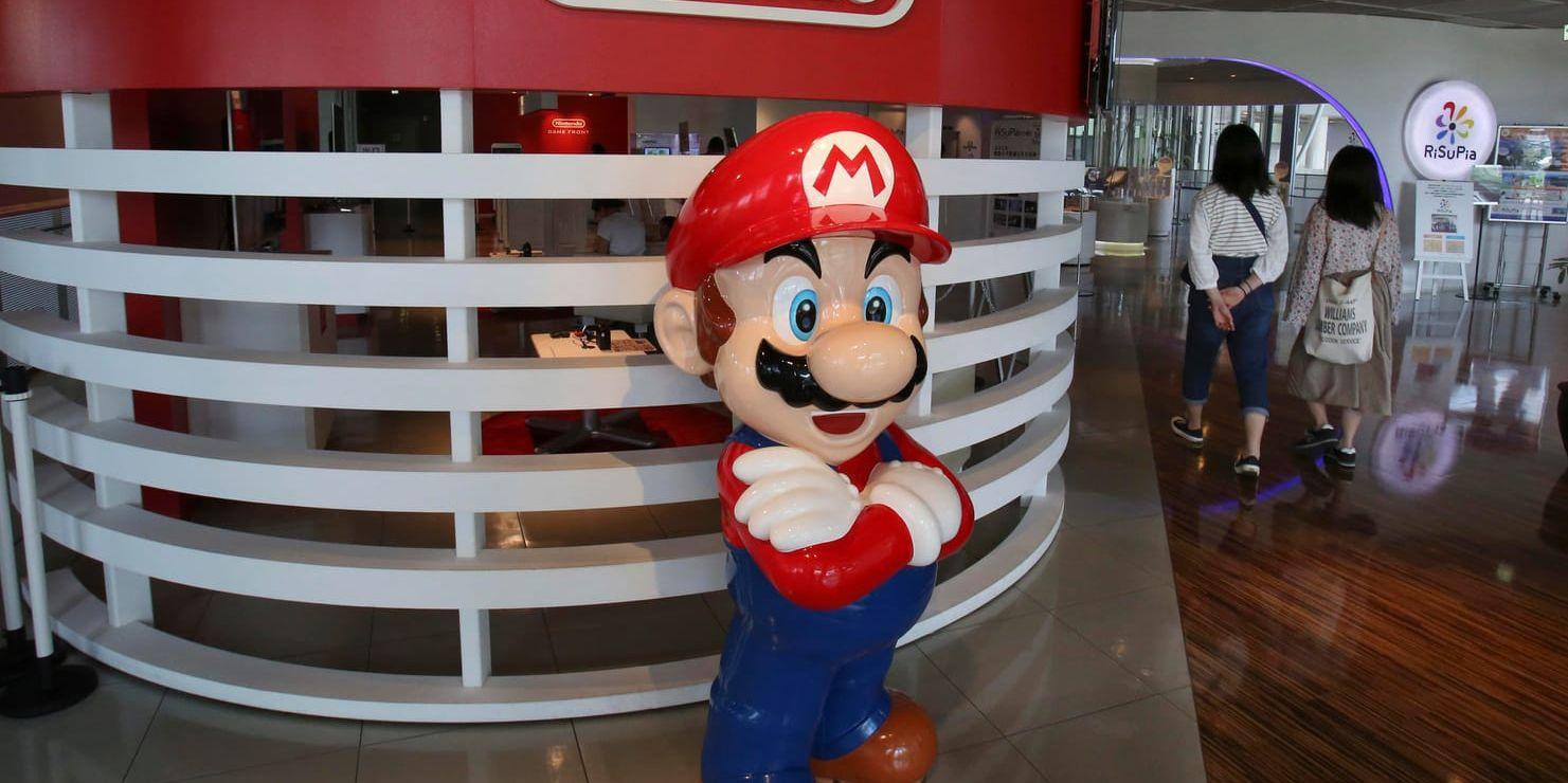 Nintendo och Super Mario fick Tokyobörsen att stiga. Arkivbild.