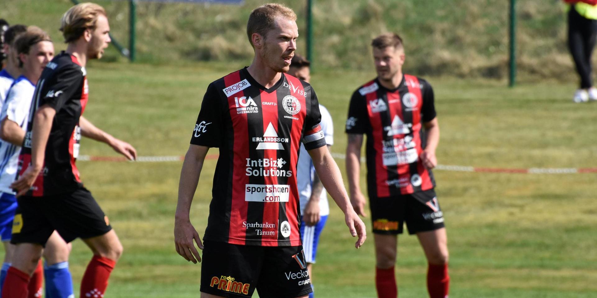 Markus Svensson, lagkapten i Grebbestads IF. Arkivbild.
