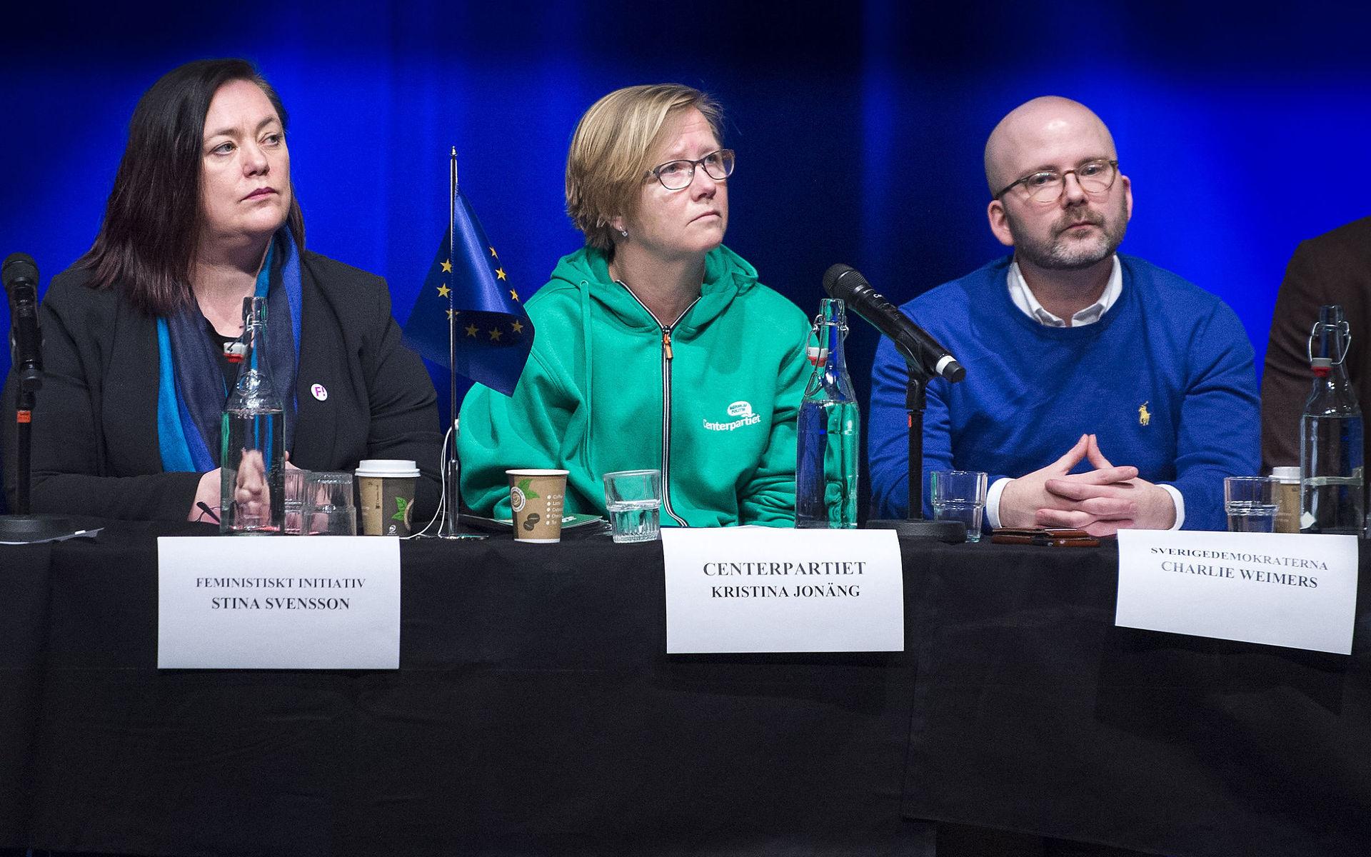 Politiker från samtliga partier som är representerade i Europaparlamentet fanns, bland dem Stina Svensson (Fi), Kristina Jonäng (C) och Charlie Weimers (SD).