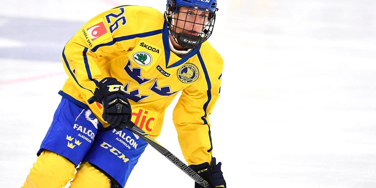 Hanna Olsson gjorde Sveriges enda mål i 1–4-förlusten mot Ryssland i femnationsturneringen i Finland. Arkivbild.