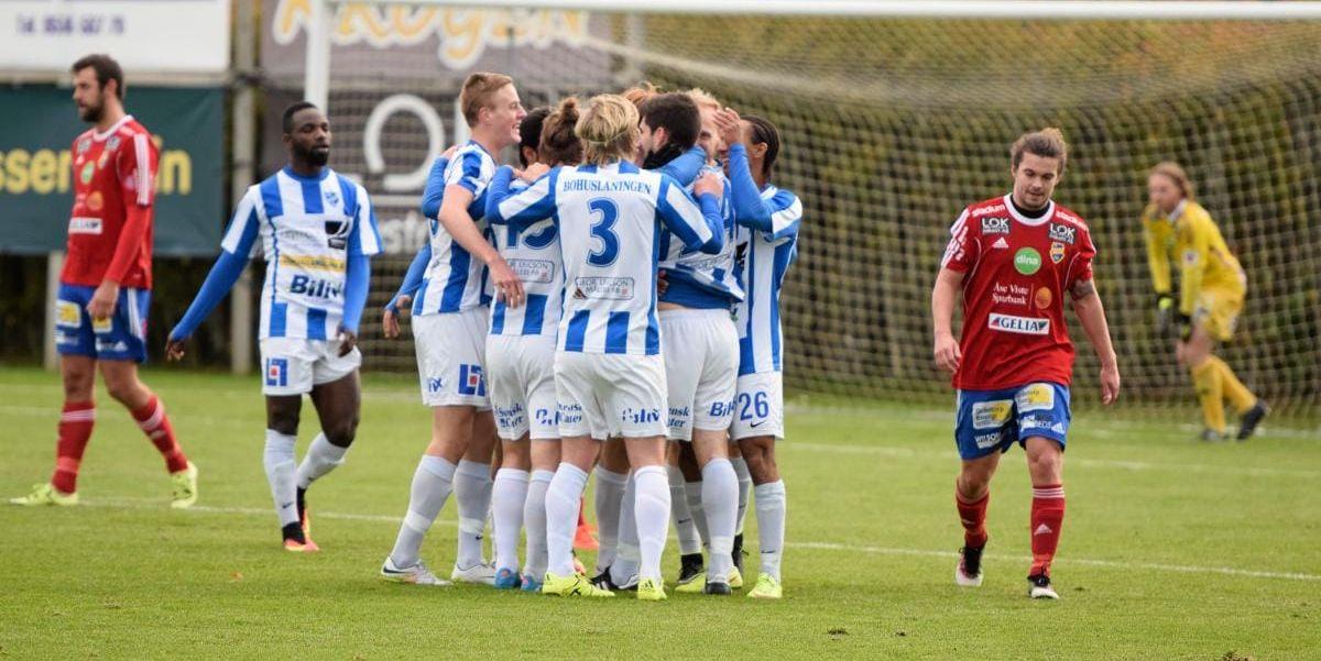 IFK Uddevalla fick jubla i DM-matchen mot IFK Lane. (Arkivbild)