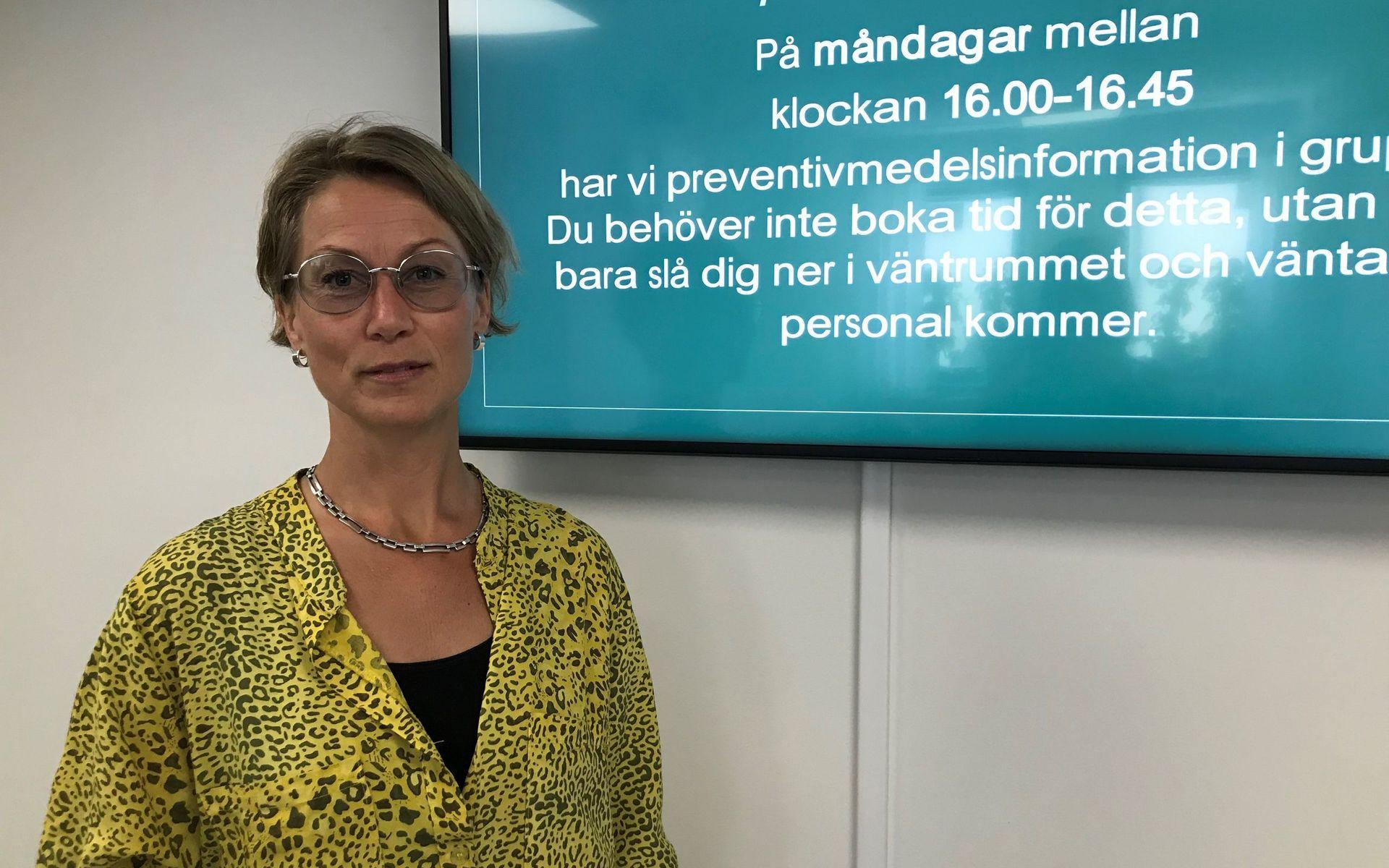 Vanda Oskarsson, enhetschef för ungdomsmottagningarna i Västra Fyrbodal.