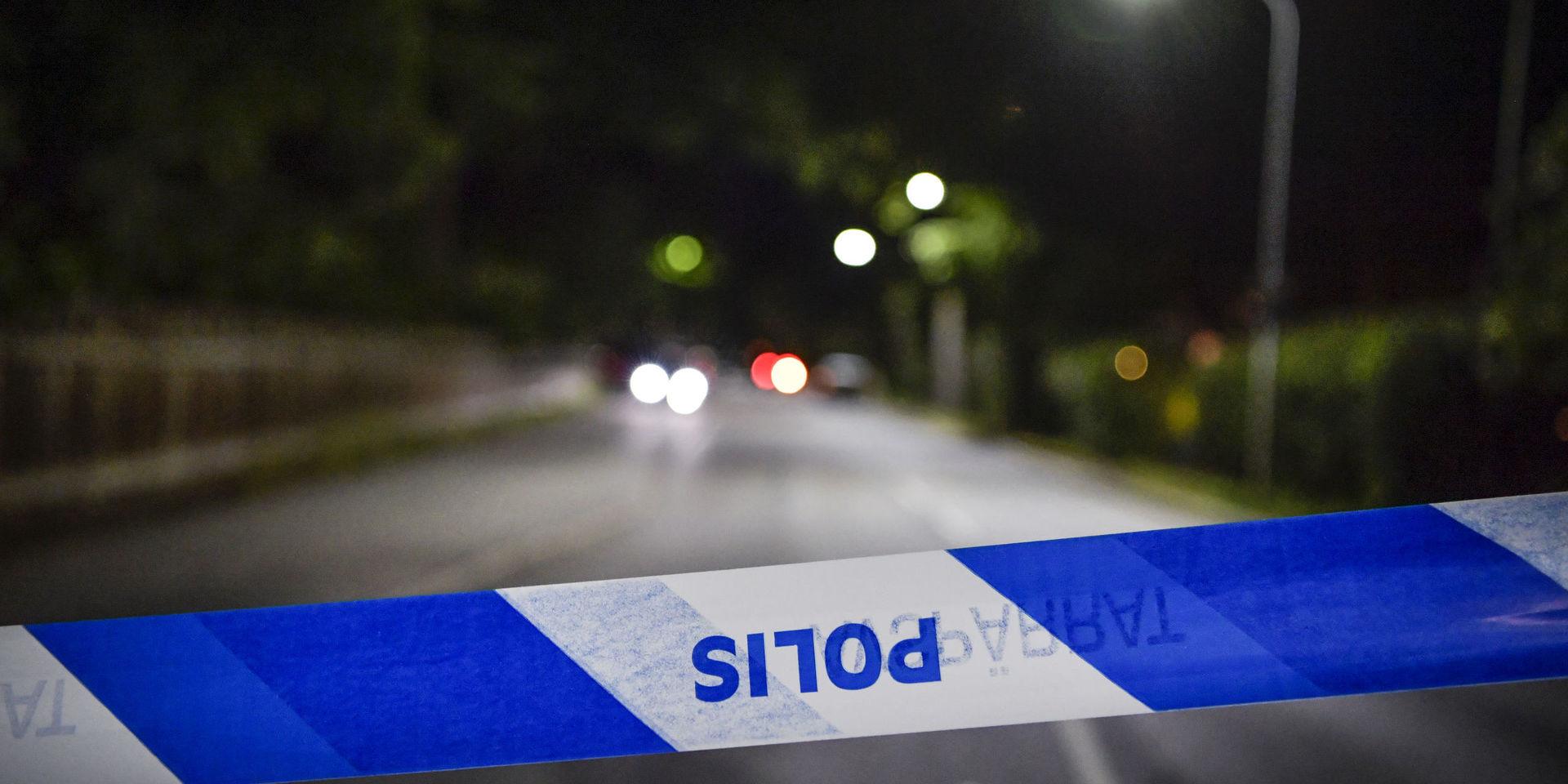 Polis fick spärra av ett område i Kristianstad efter att ett barn tagit med en granat till sin skola. Arkivbild.