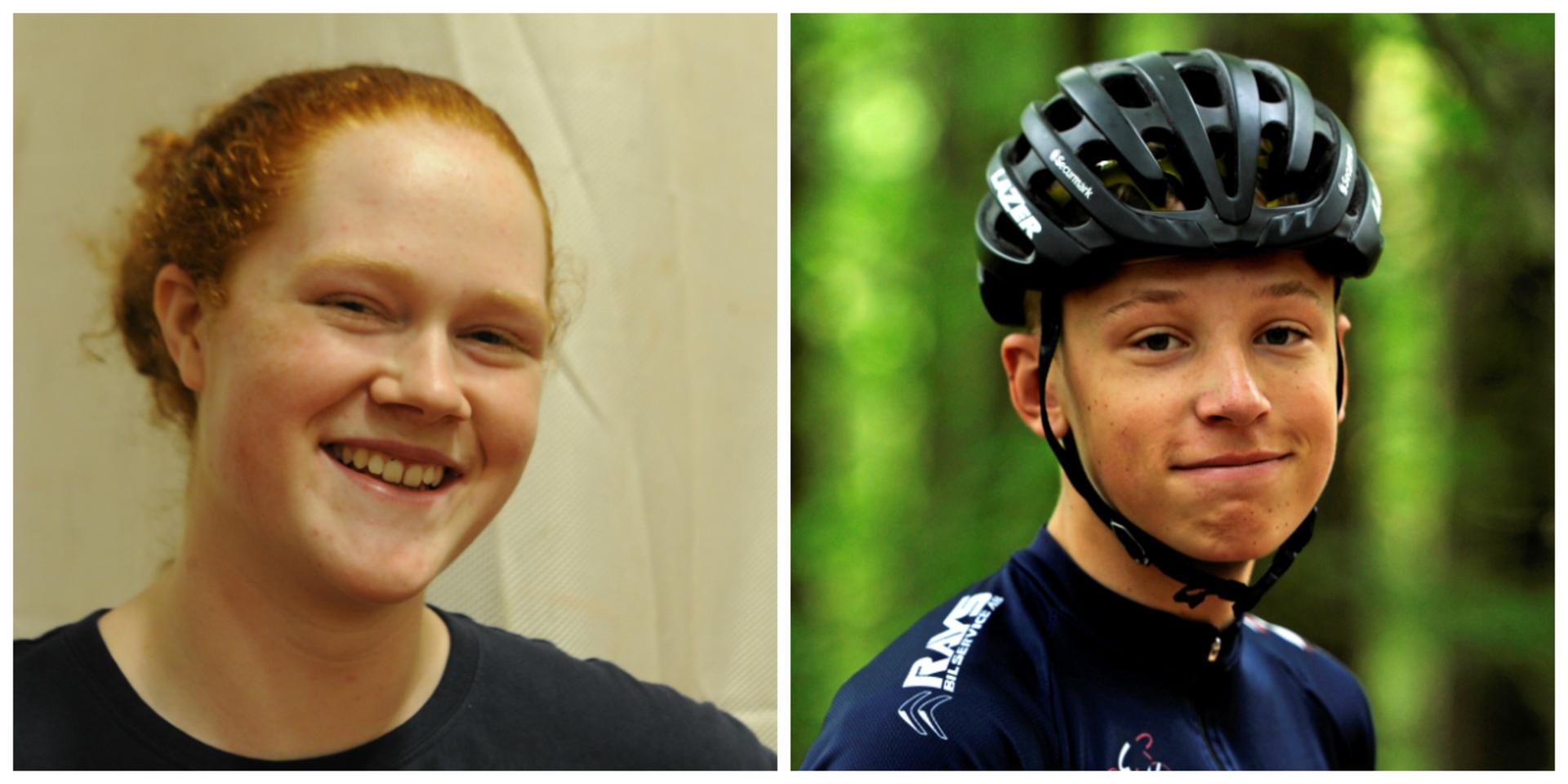 Diskuskastaren Daniella Persson och cyklisten Oscar Lind bland årets mottagare.