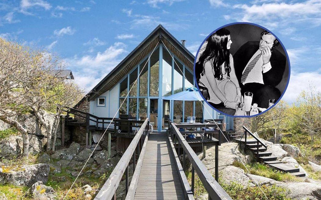 Till salu. Huset på Klåverön ligger ute till försäljning för 25 miljoner kronor och marknadsförs som platsen dit den dåvarande kronprisen Carl Gustaf och Silvia Sommerlath flydde sig undan för att vara i fred efter att det "sa klick" under OS i München 1972.
