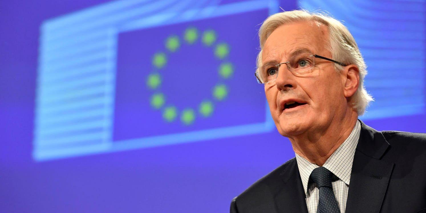 EU:s brexitförhandlare Michel Barnier. Arkivbild.