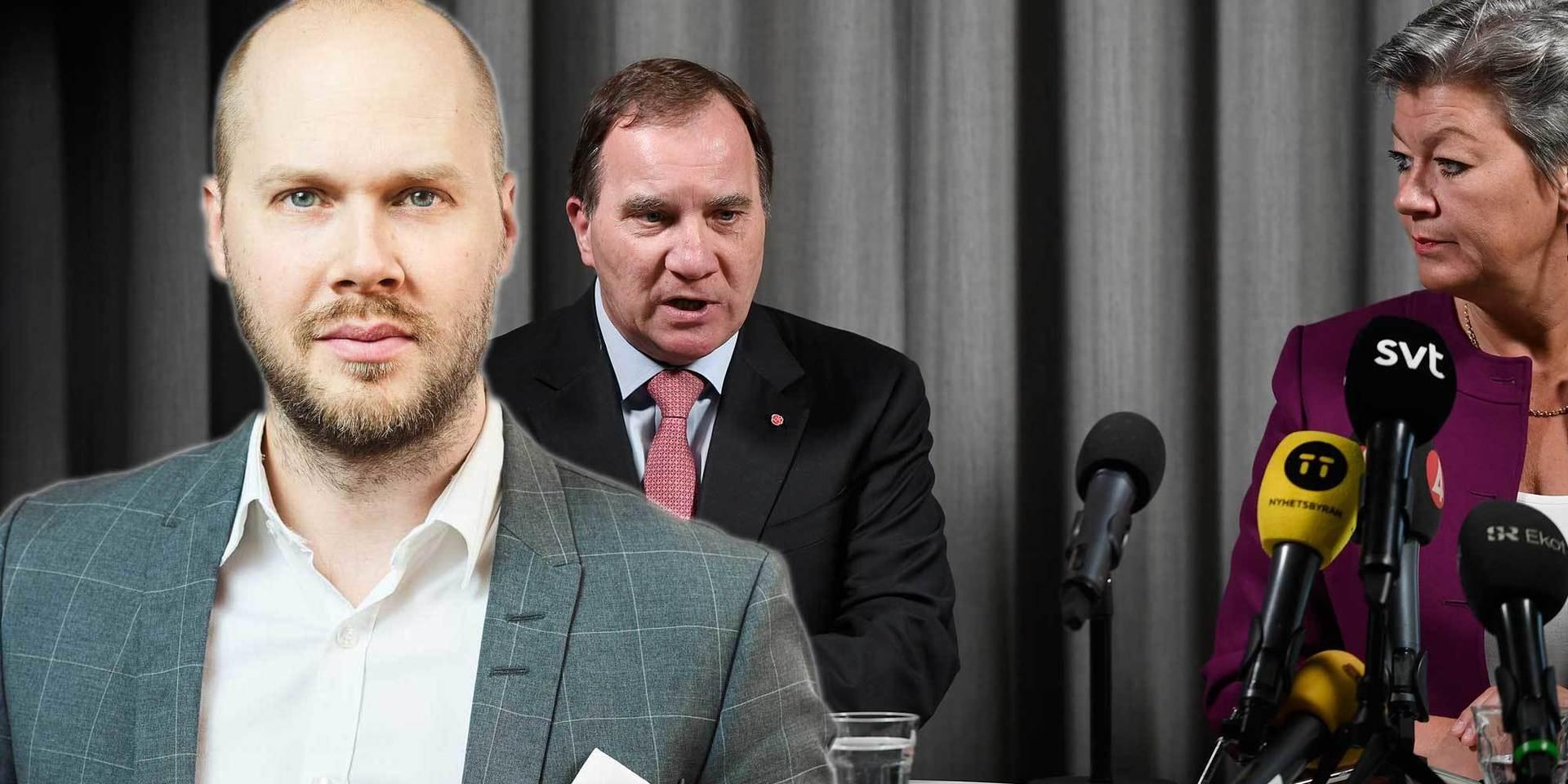 Regerar. Stefan Löfven och arbetsmarknadsminister Ylva Johansson (båda S) kan komma att vattna ur vissa arbetsmarknadsreformer. 