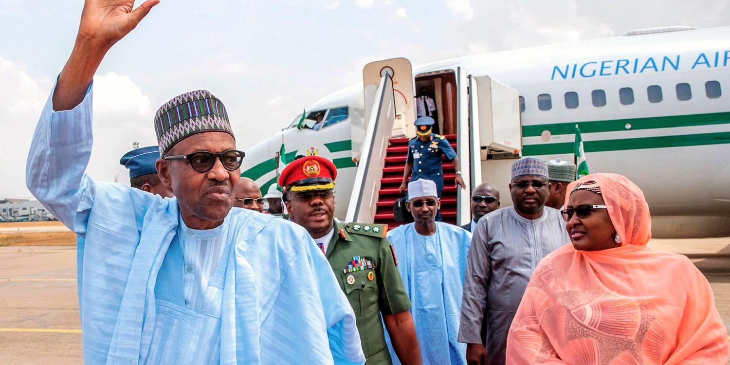 Muhammadu Buhari har blivit omvald till president i Nigeria. Arkivbild.