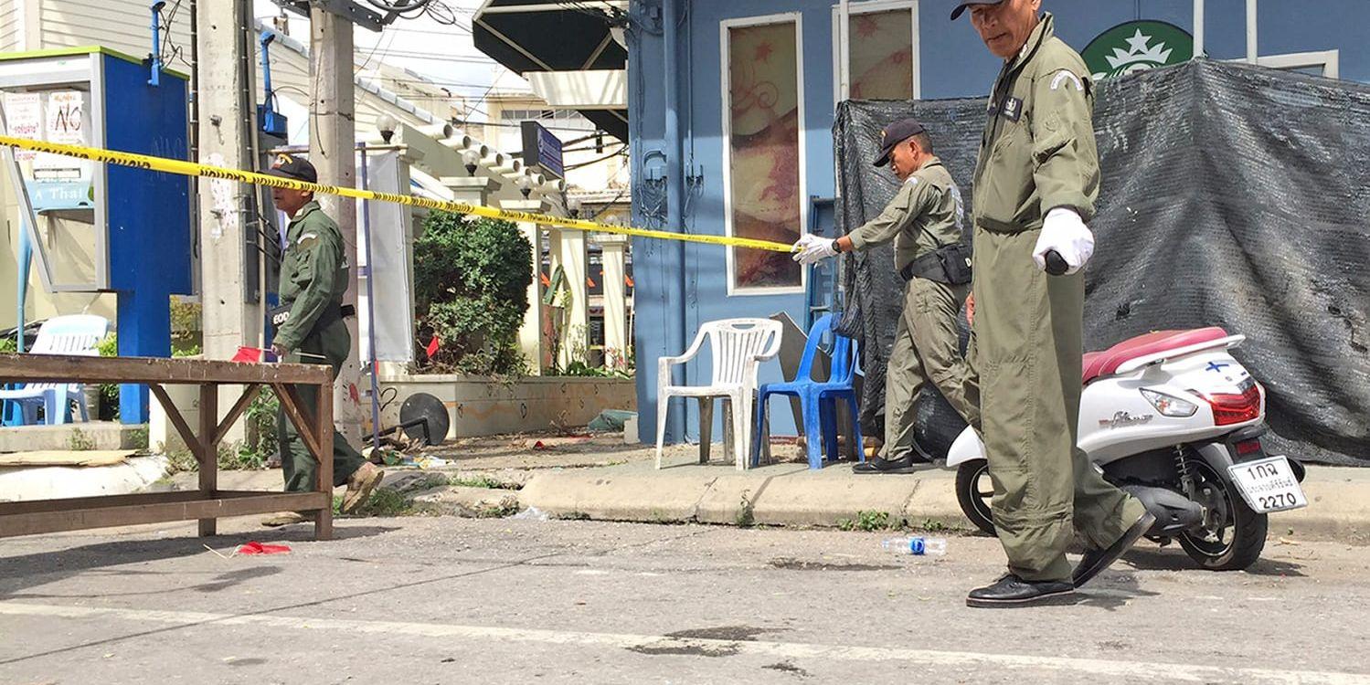 En bomb detonerade vid ett hotellkomplex i Hua Hin.