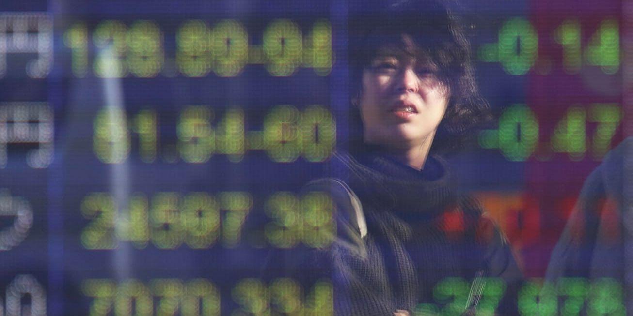 Börserna i Asien steg under veckans sista handelsdag. Arkivbild.