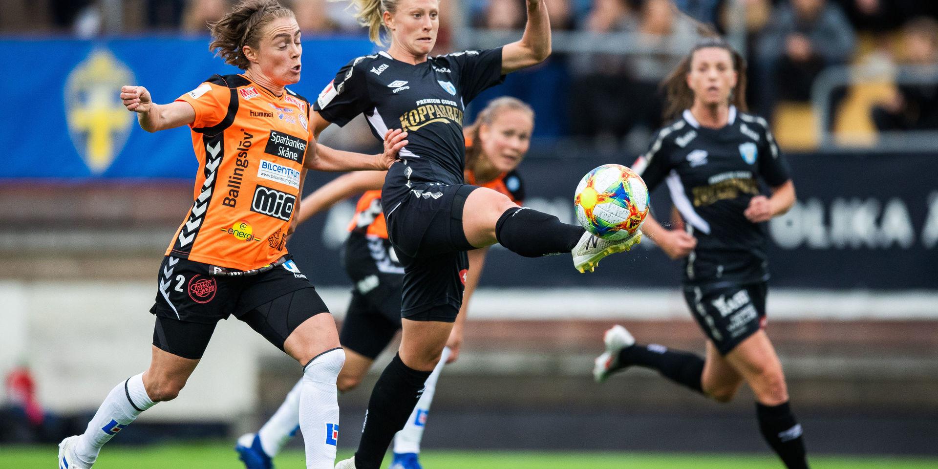 Göteborgs Rebecka Blomqvist under finalen i Svenska Cupen mellan Kopparbergs/Göteborg och Kristianstad.