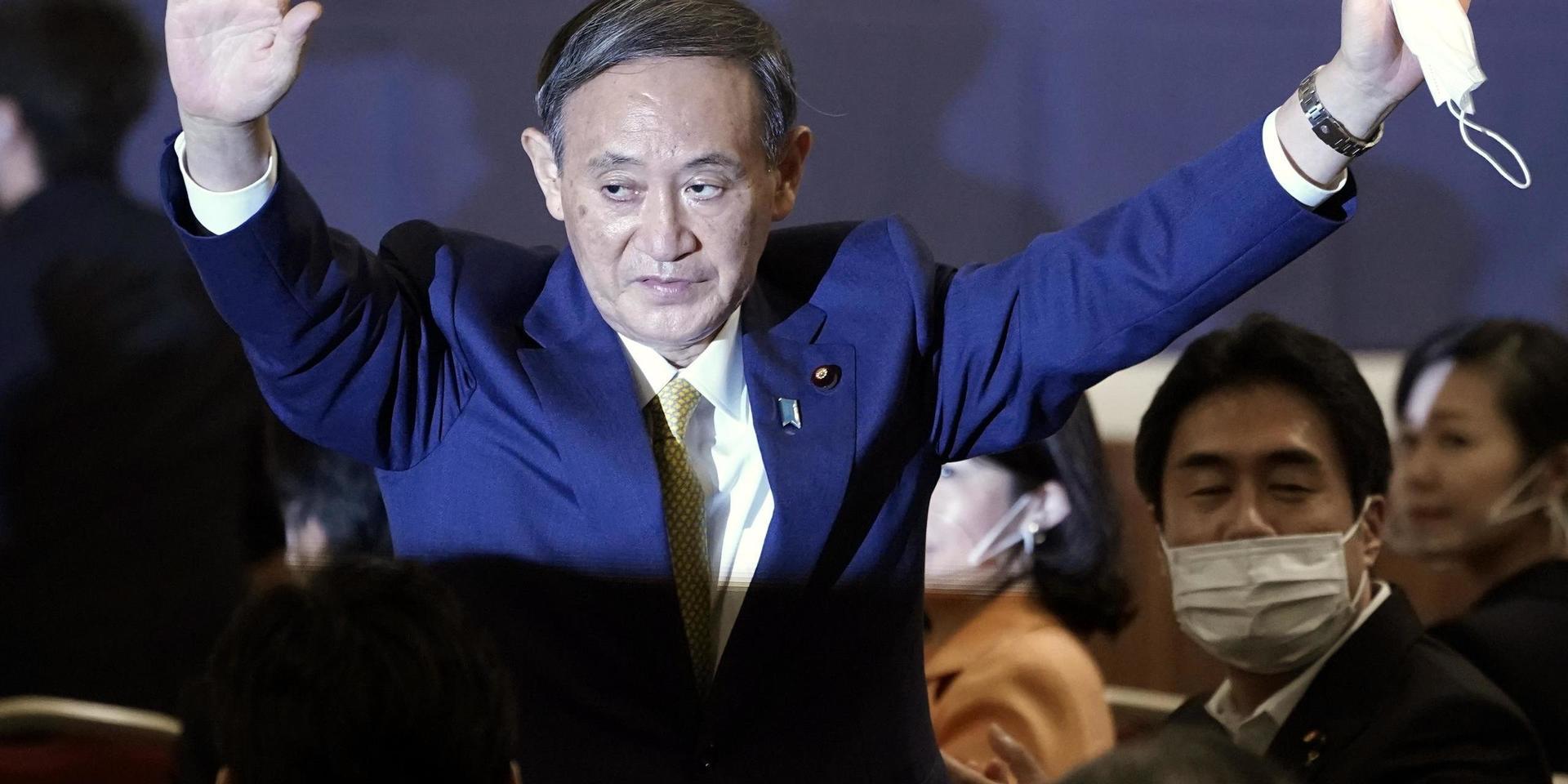 Yoshihide Suga är nu Japans premiärminister.