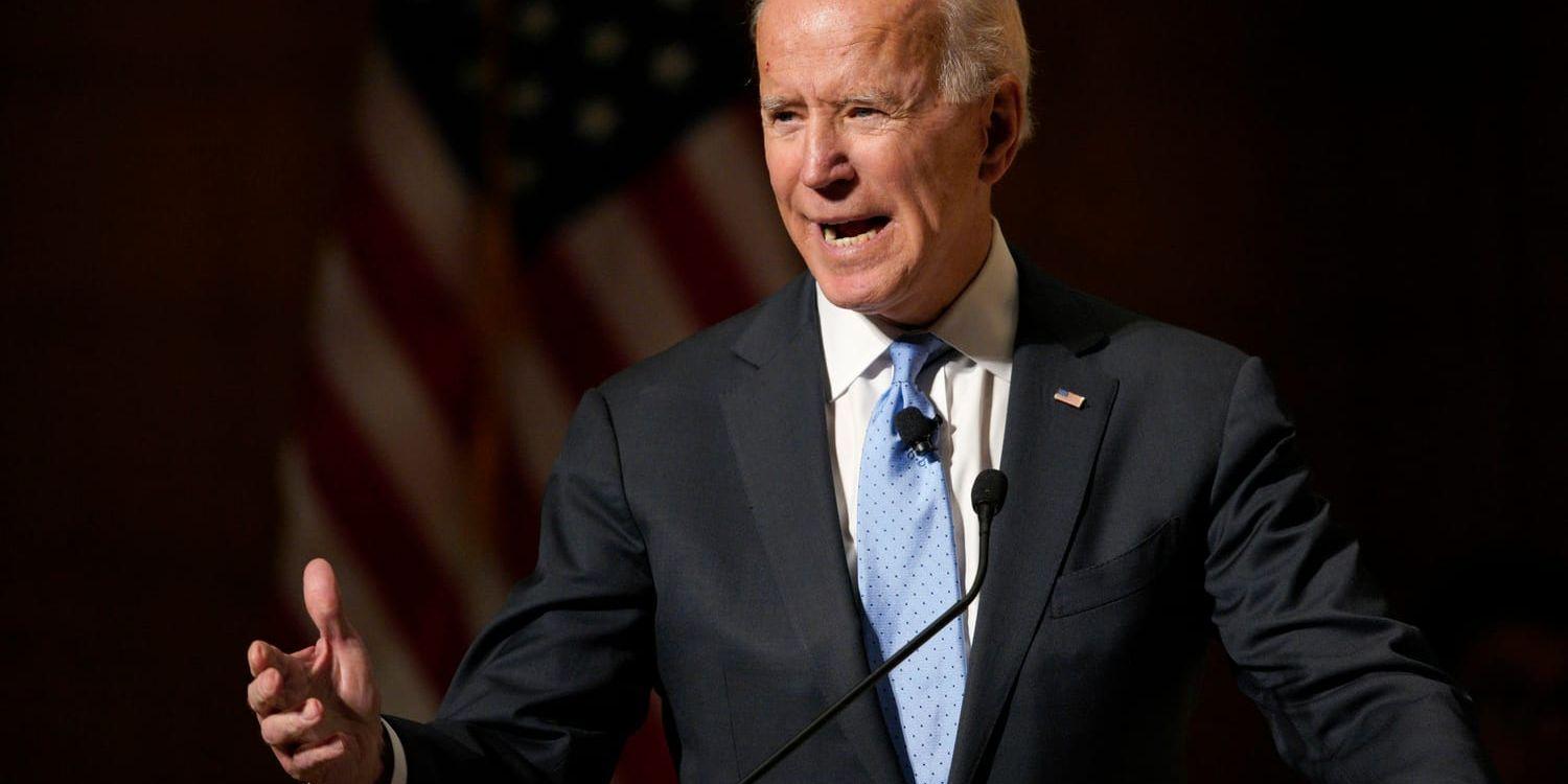 USA:s tidigare vicepresident, demokraten Joe Biden, siktar på Vita huset.
