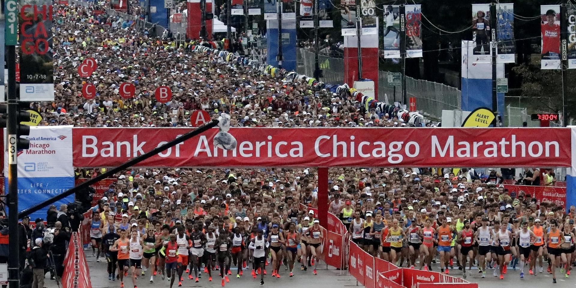 Det blir inget Chicago Marathon i år. Arkivbild.