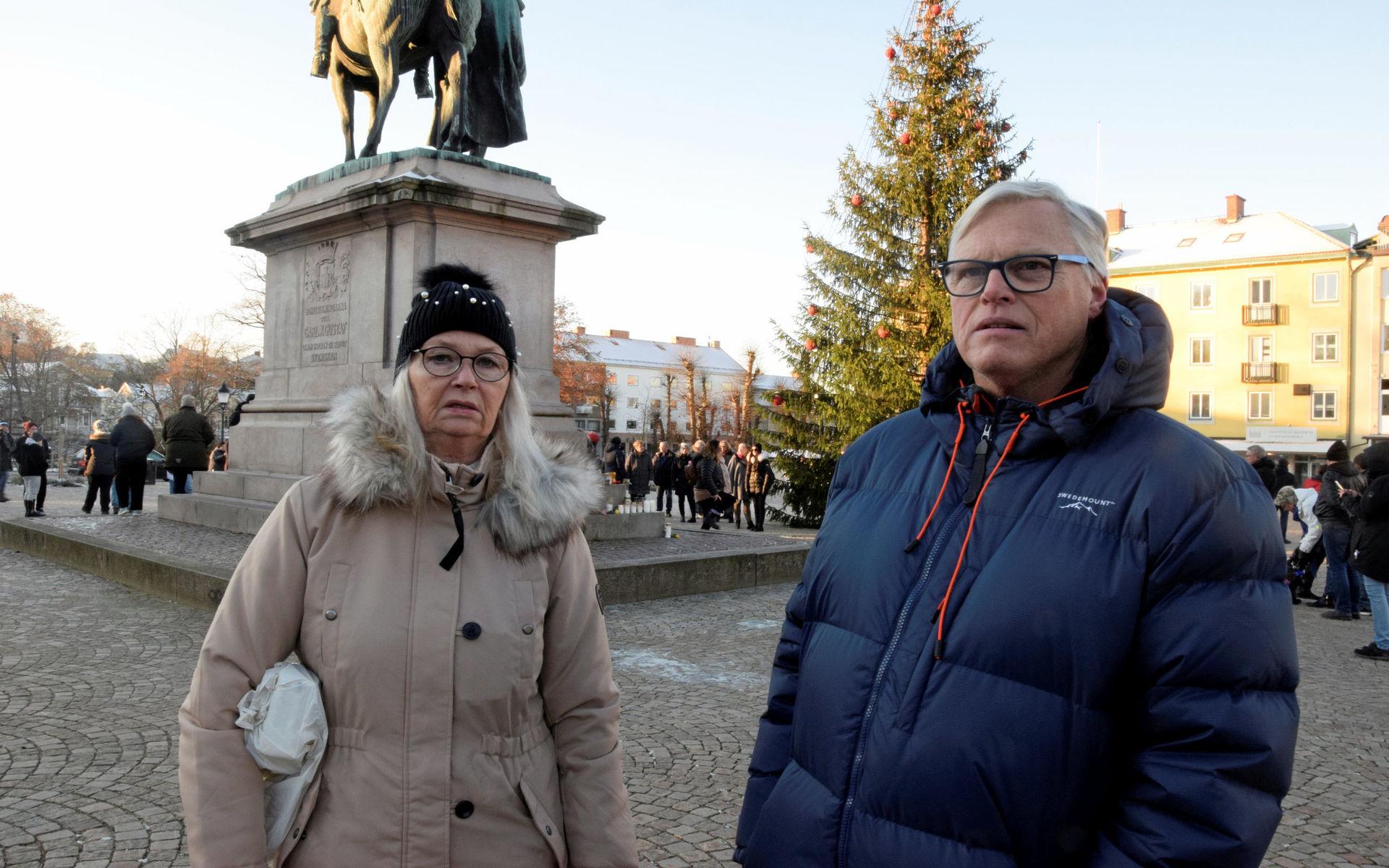 Anders Holmström och Christin Lundberg är aktiva i Missing People och har deltagit i sökandet.
