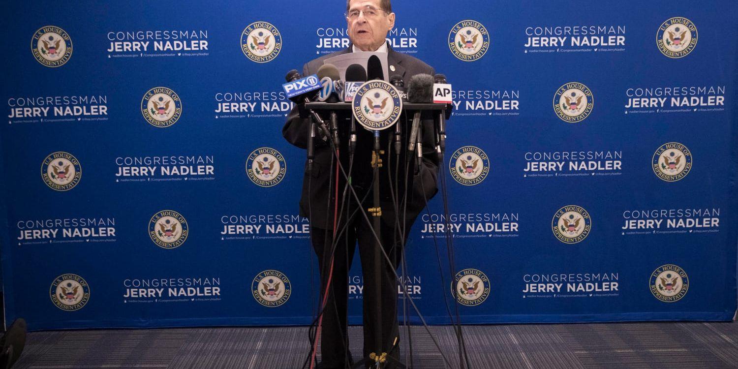 Demokraten Jerry Nadler, ordförande i representanthusets justitieutskott, har lämnat in en stämningsansökan mot USA:s justitiedepartement.