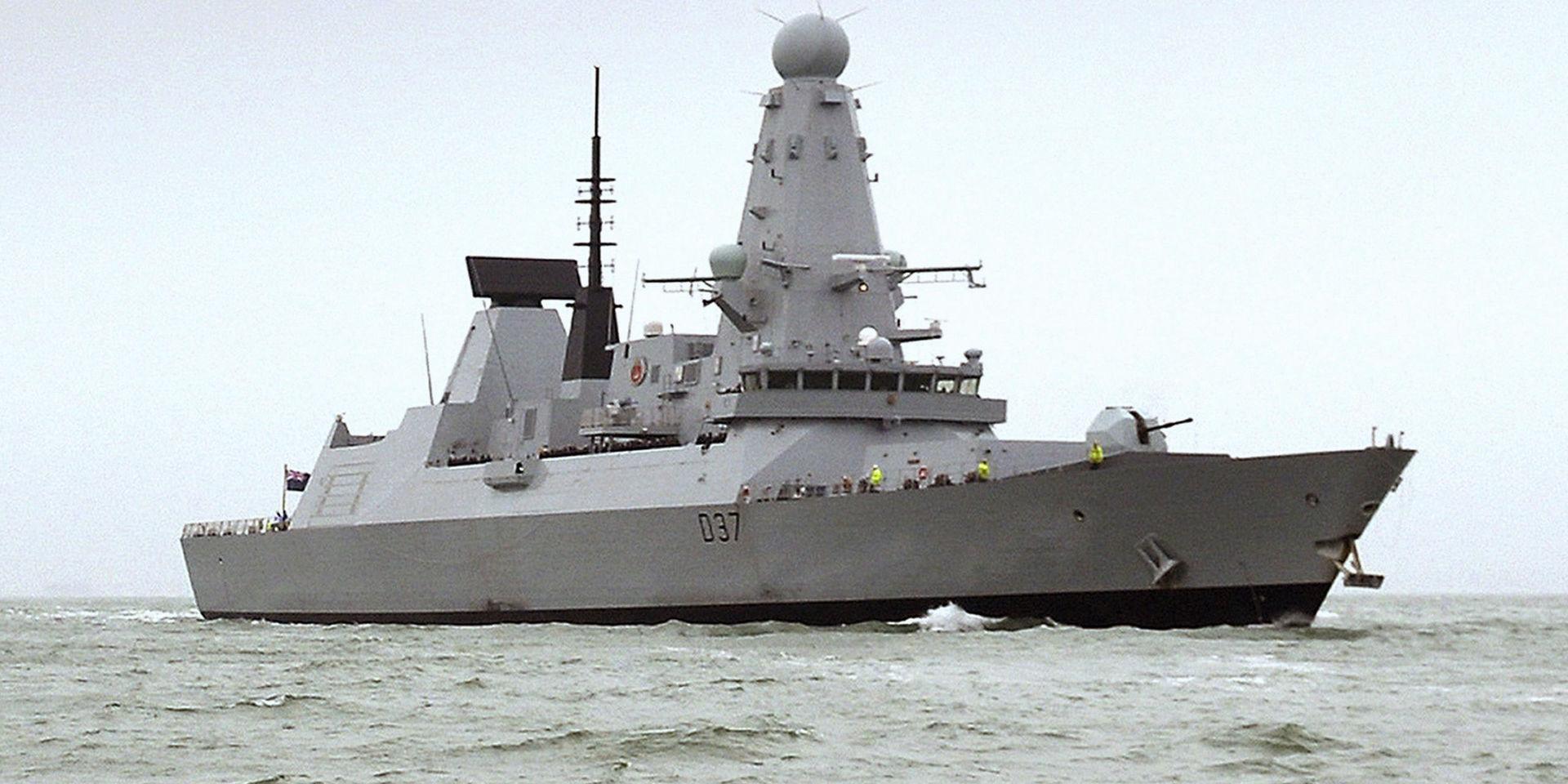 Den brittiska jagaren HMS Duncan skickas till Persiska viken efter ökade spänningar. Arkivbild.