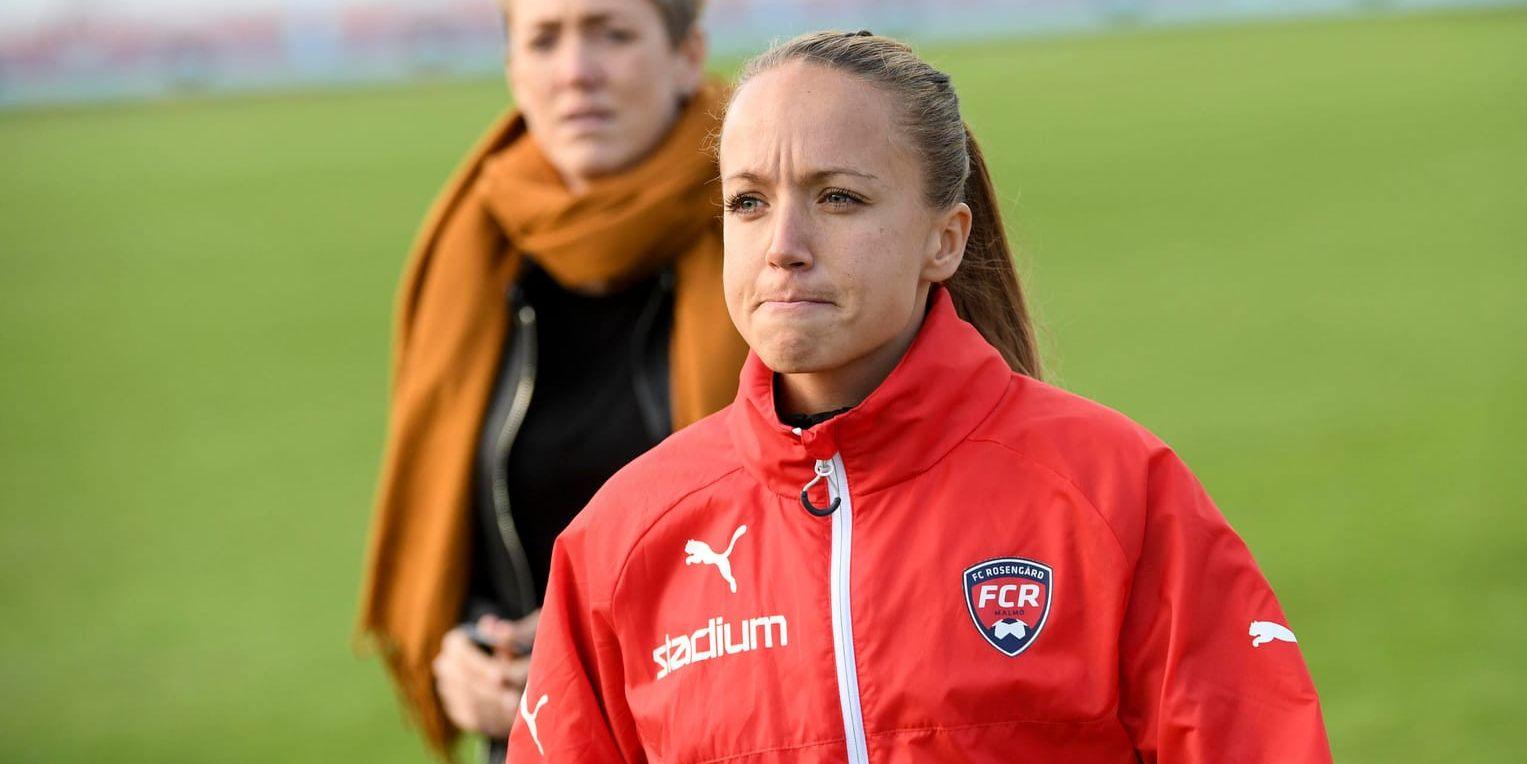 FC Rosengårds Malin Levenstad föll i debuten som huvudtränare. Kristianstad vann derbyt med 2–1 och Rosengårds guldodds höjs. Arkivbild.