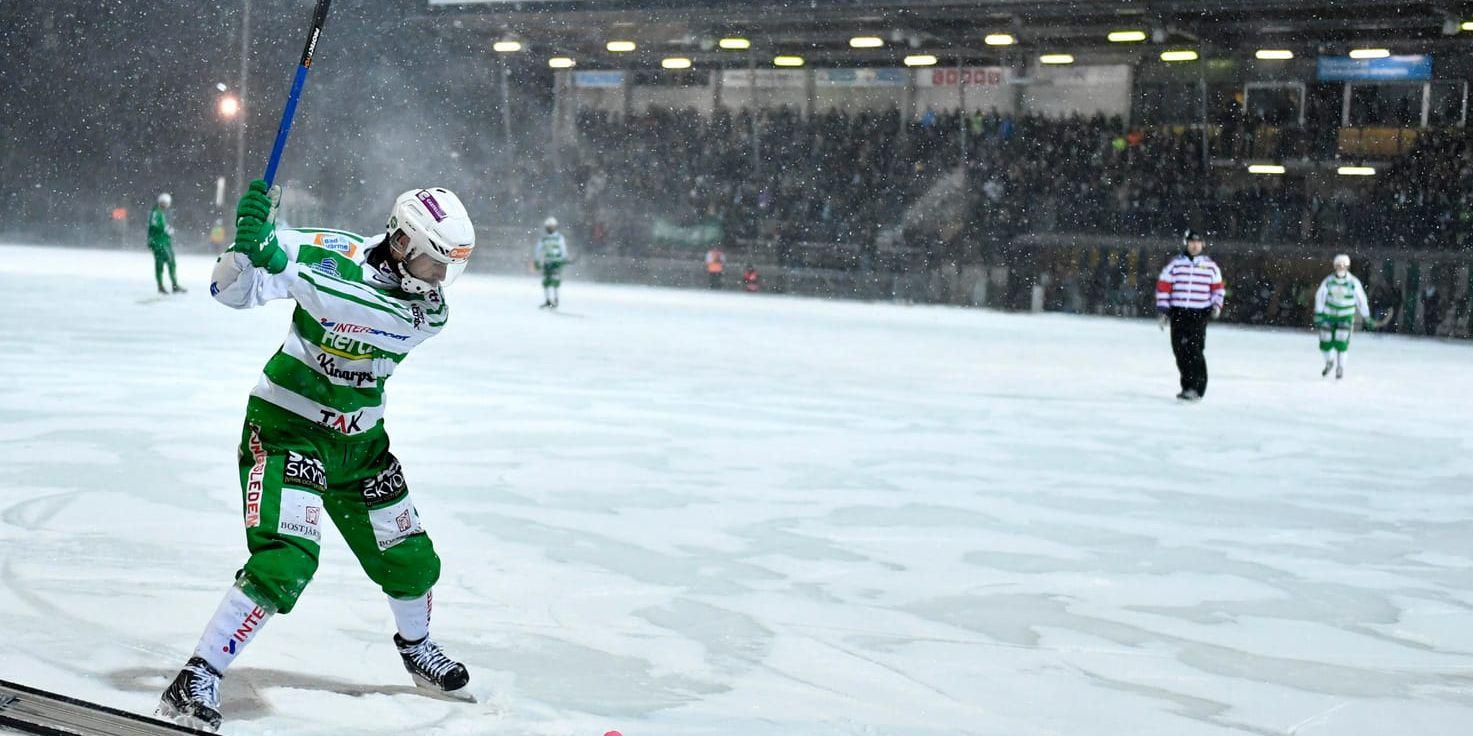 Västerås var det starkare laget i snöfallet på Zinkensdamm och vann med 4–3 mot Hammarby i SM-semifinal 2.