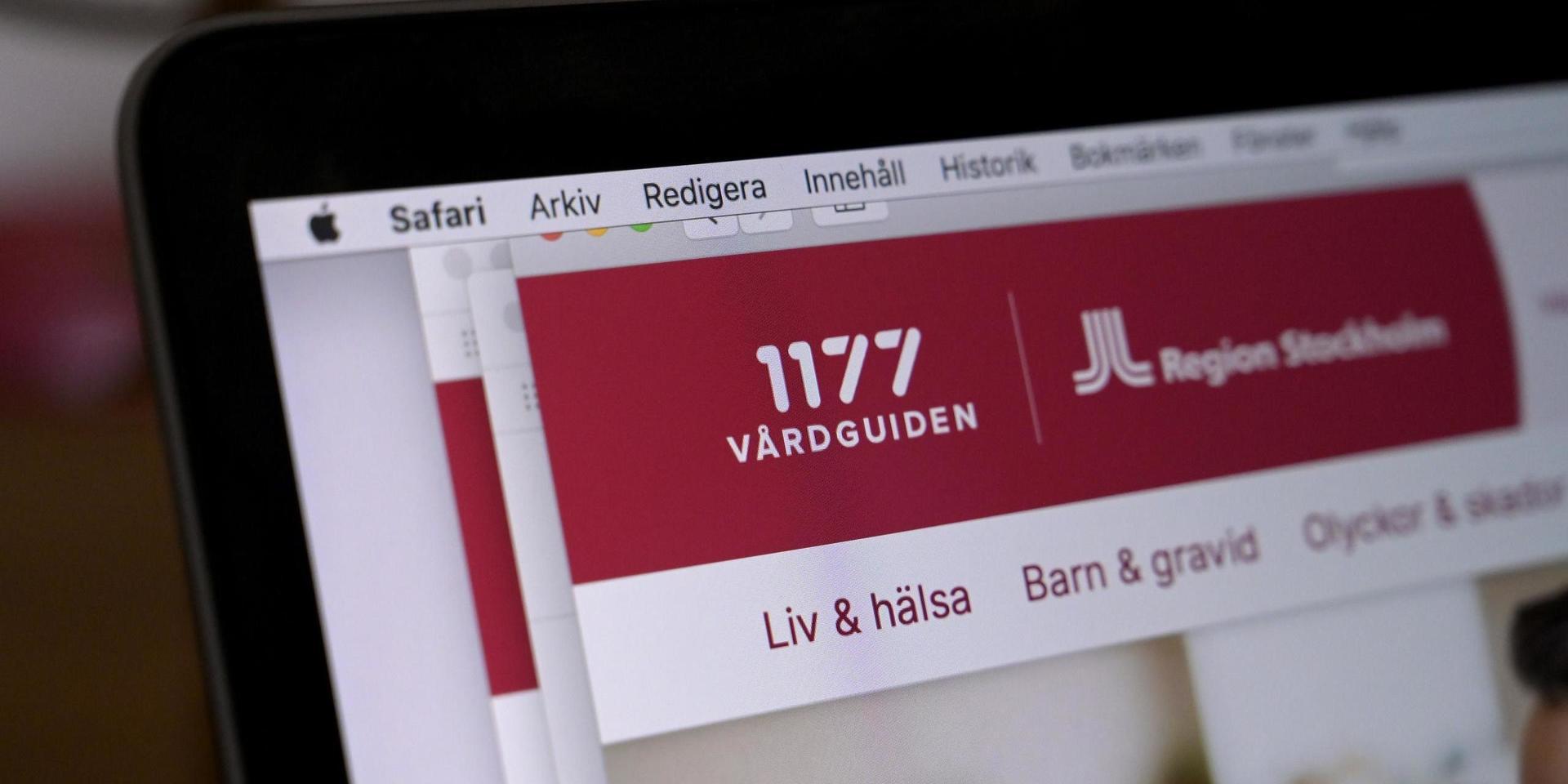 STOCKHOLM 20200518Vårdguiden.Foto Janerik Henriksson / TT kod 10010