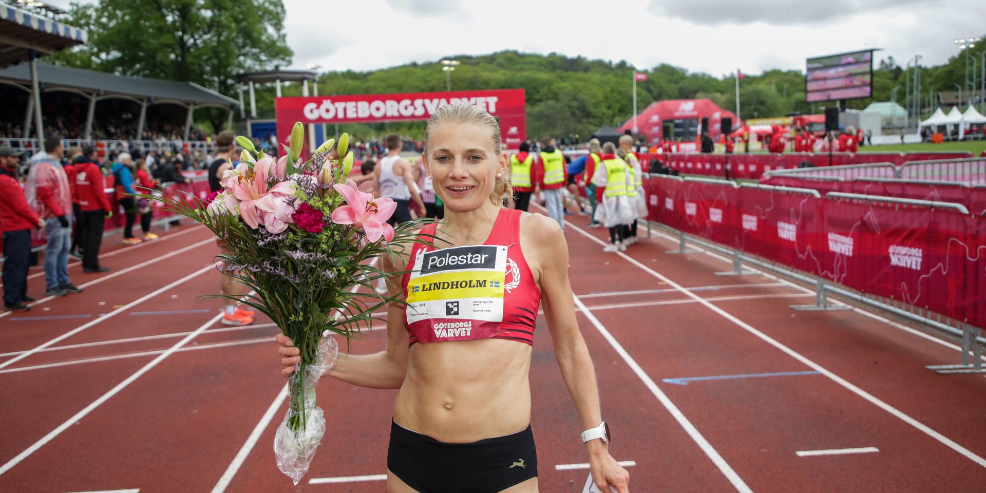Hanna Lindholm blev snabbaste svenska i Göteborgsvarvet.