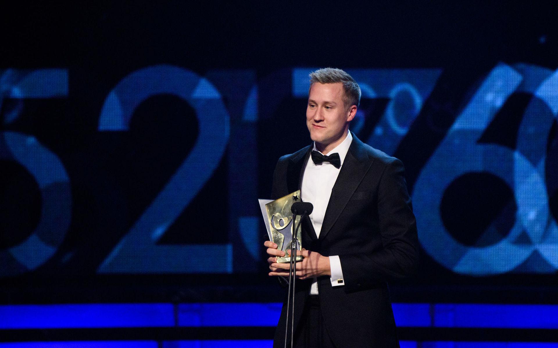 Mattias Falck tilldelades utmärkelsen Årets prestation.
