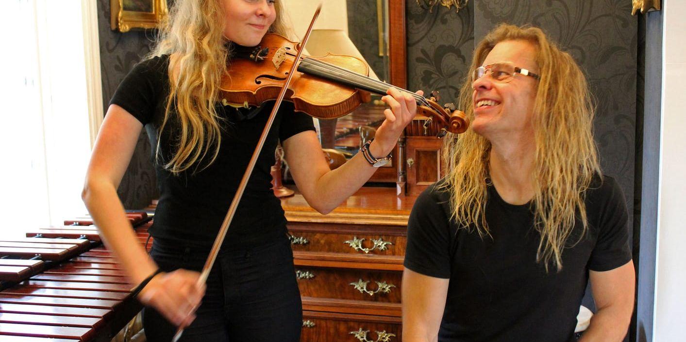 
     Dottern Ida, 16, går i Ulfs fotspår och har planer på att bli nästa stora violinstjärna. Bild: Emilie Aune 
   