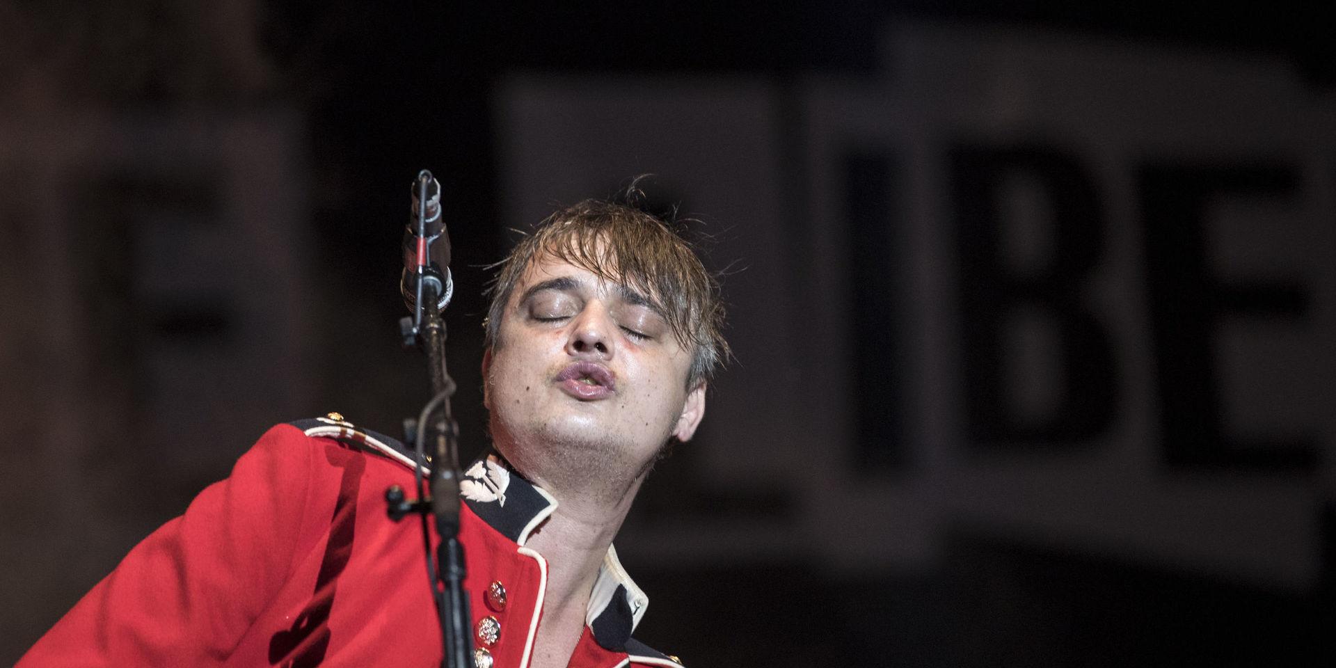 Brittiske musikern Pete Doherty har gripits för droginnehav i Paris. Arkivbild. 