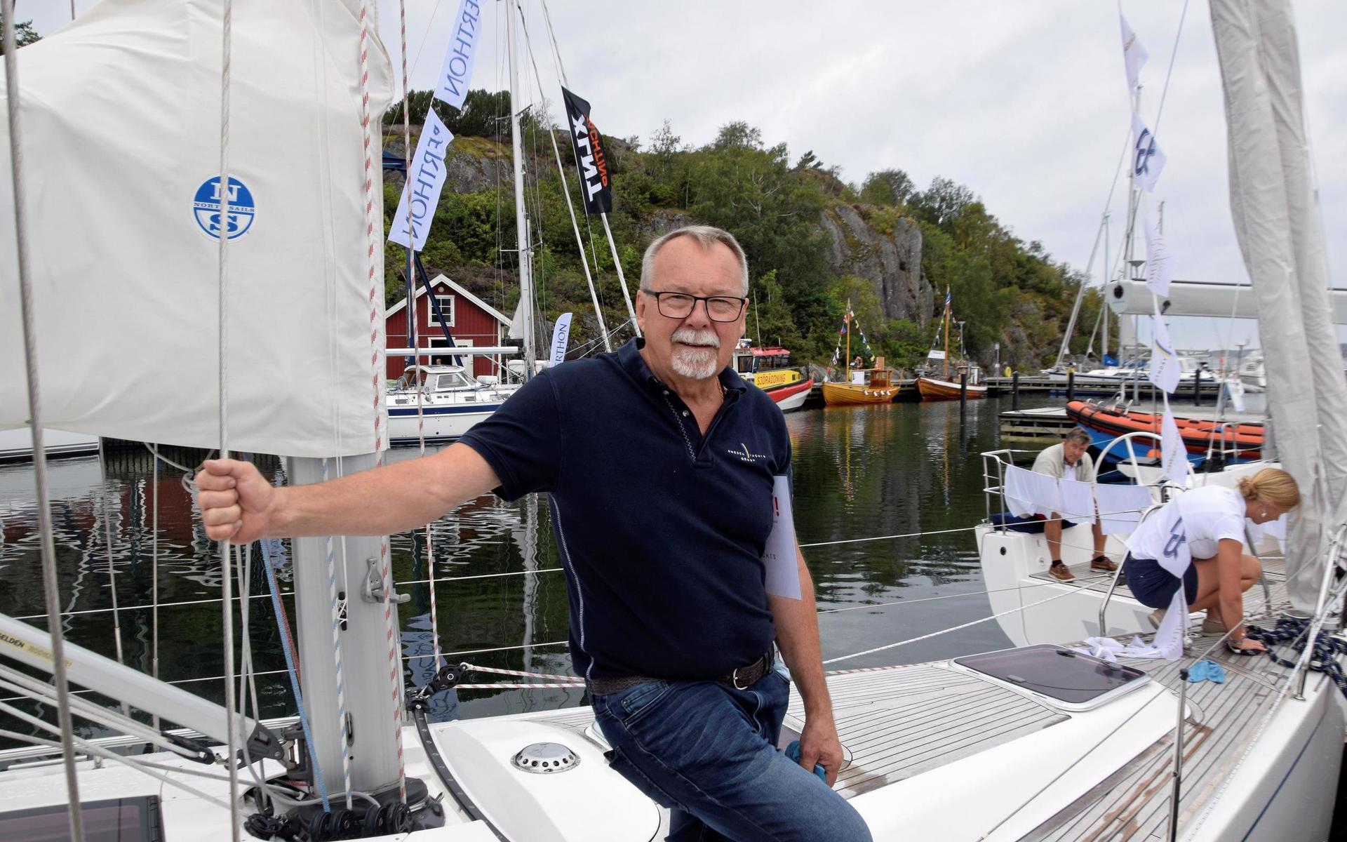 Charles Rutgersson, på Sweden Yachts group på Orust, räknar med att kunna presentera en ny båtmodell nästa år.