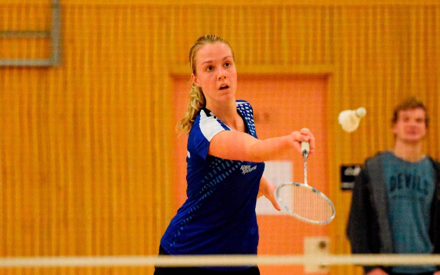 Annelie Antonsson - badmintonspelaren. Bild: Erik Weiefors