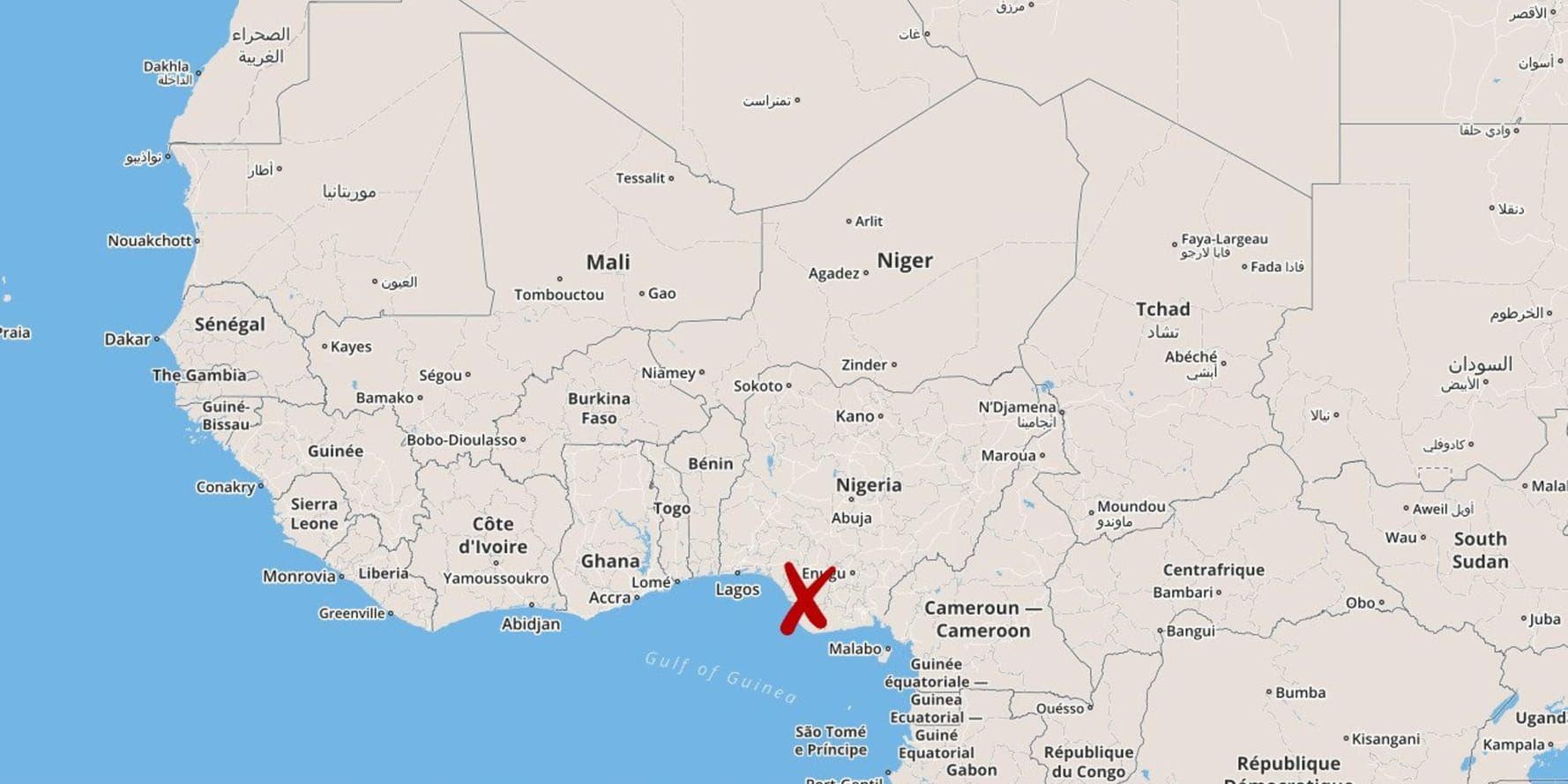 Delstaten Delta i Nigeria.