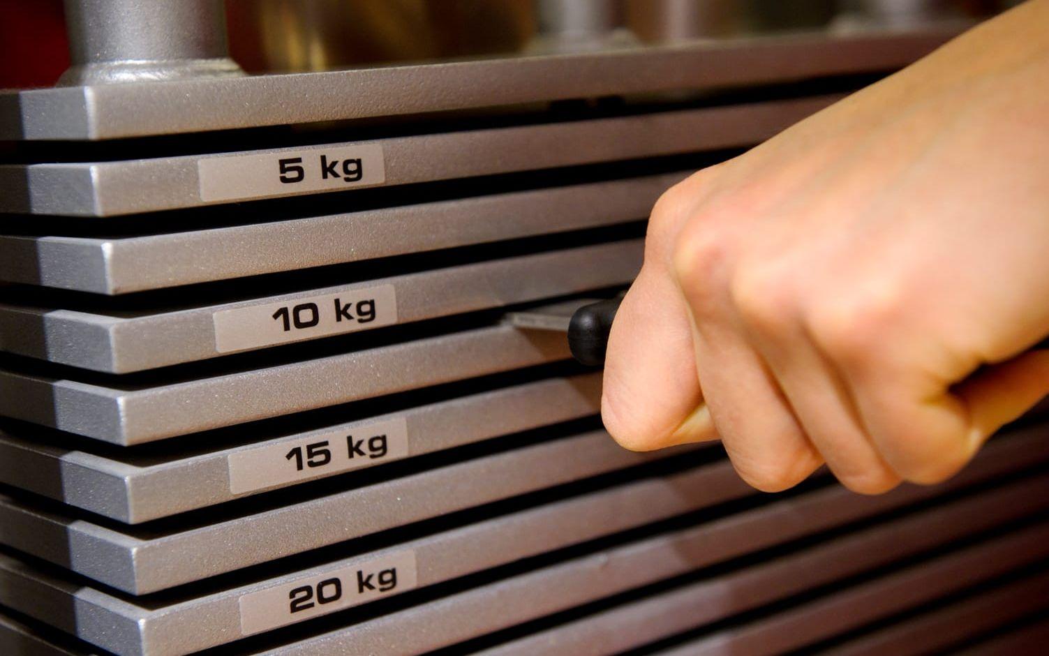 De som går ner i vikt förlorar fettvävnad men också en del muskler. Arkivbild